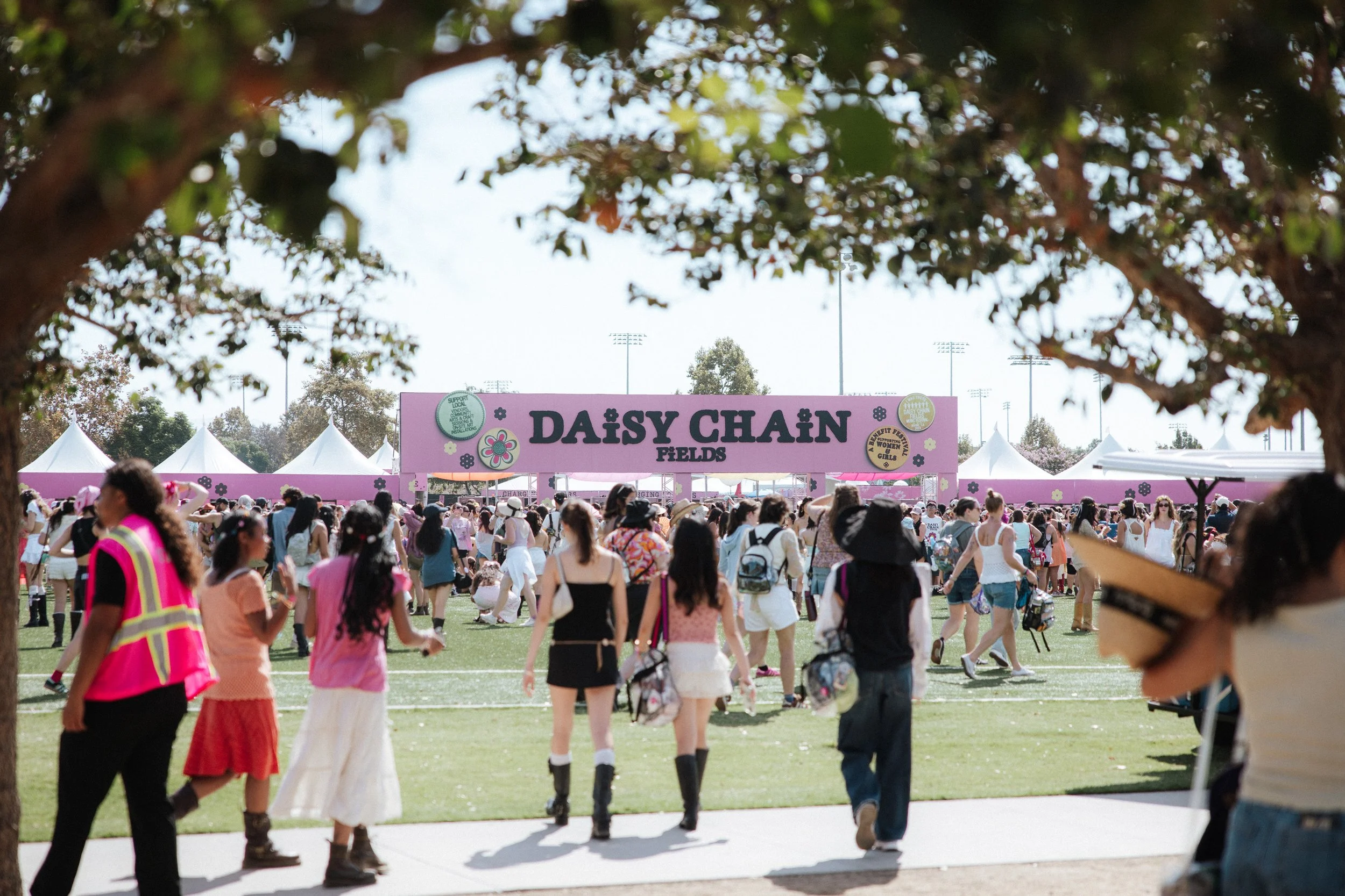 Daisy Chain Fields entrance at Great Park in Irvine CA 2026