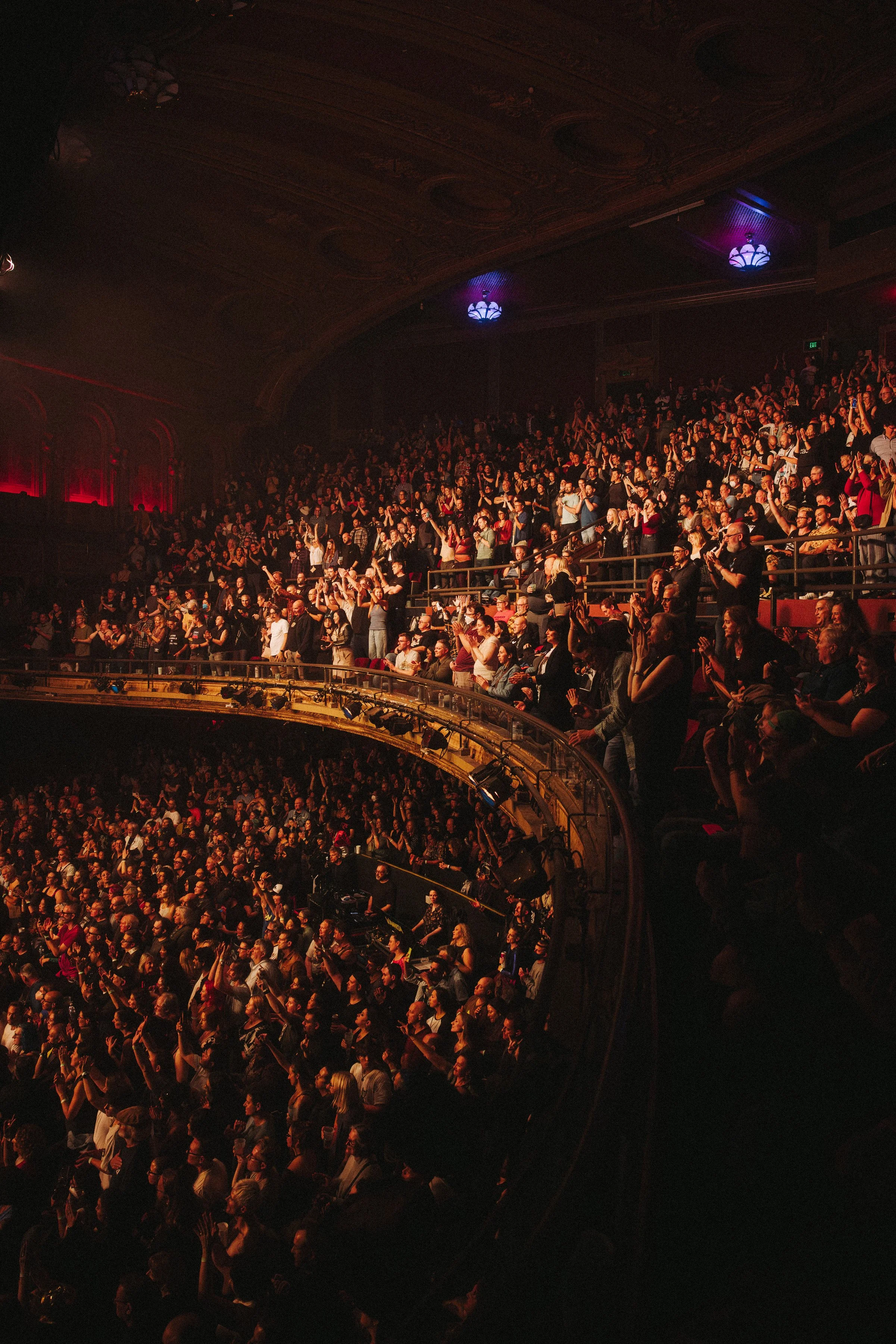 Crowd photo at the Warfield in San Francisco CA for Garbage Happy Endings tour — by local Concert Photographer Nicole Sepulveda