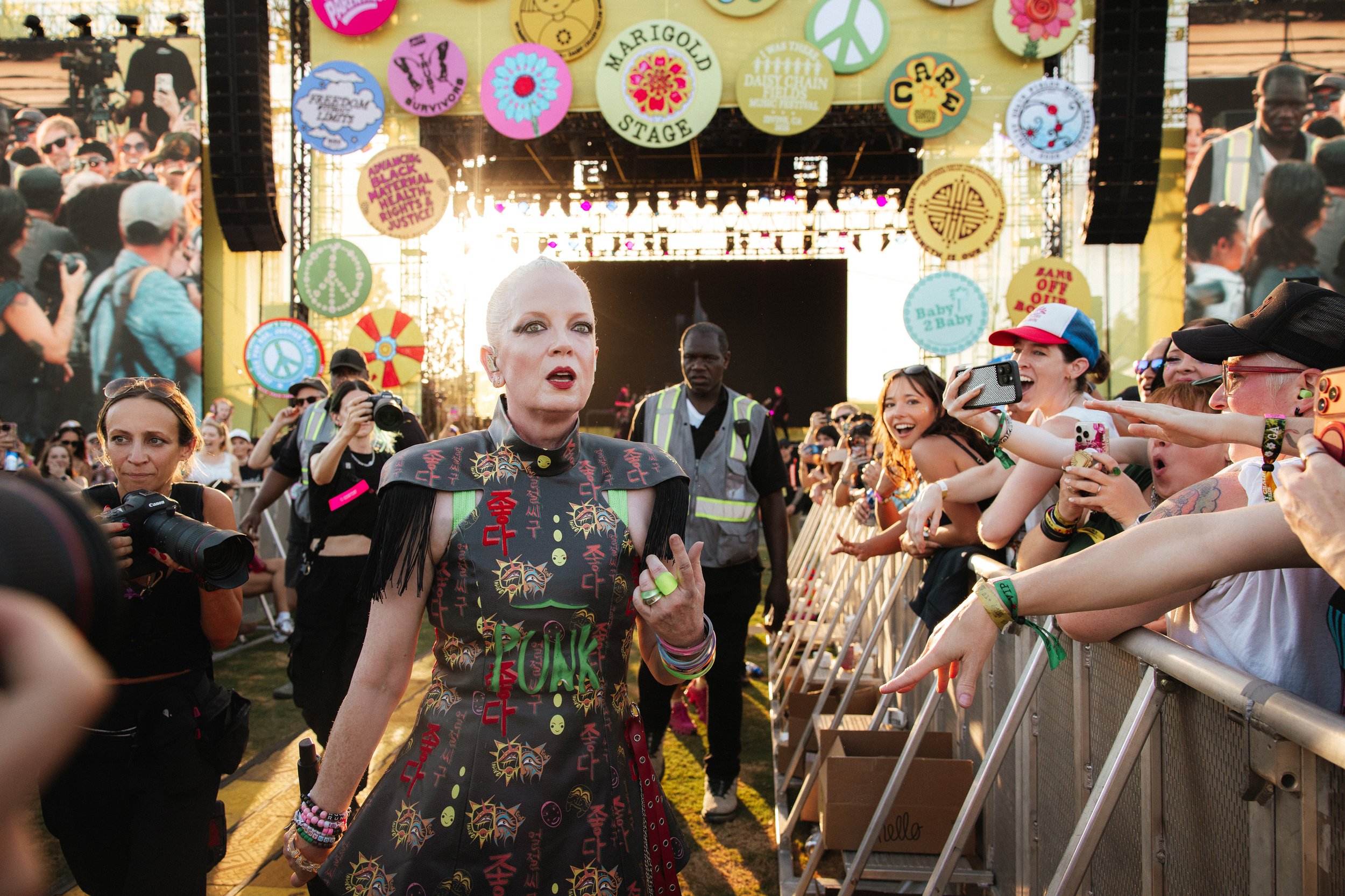 Shirley Manson Garbage Marigold Stage Daisy Chain Fields Festival 2026 music photographer Nicole Sepulveda best photo