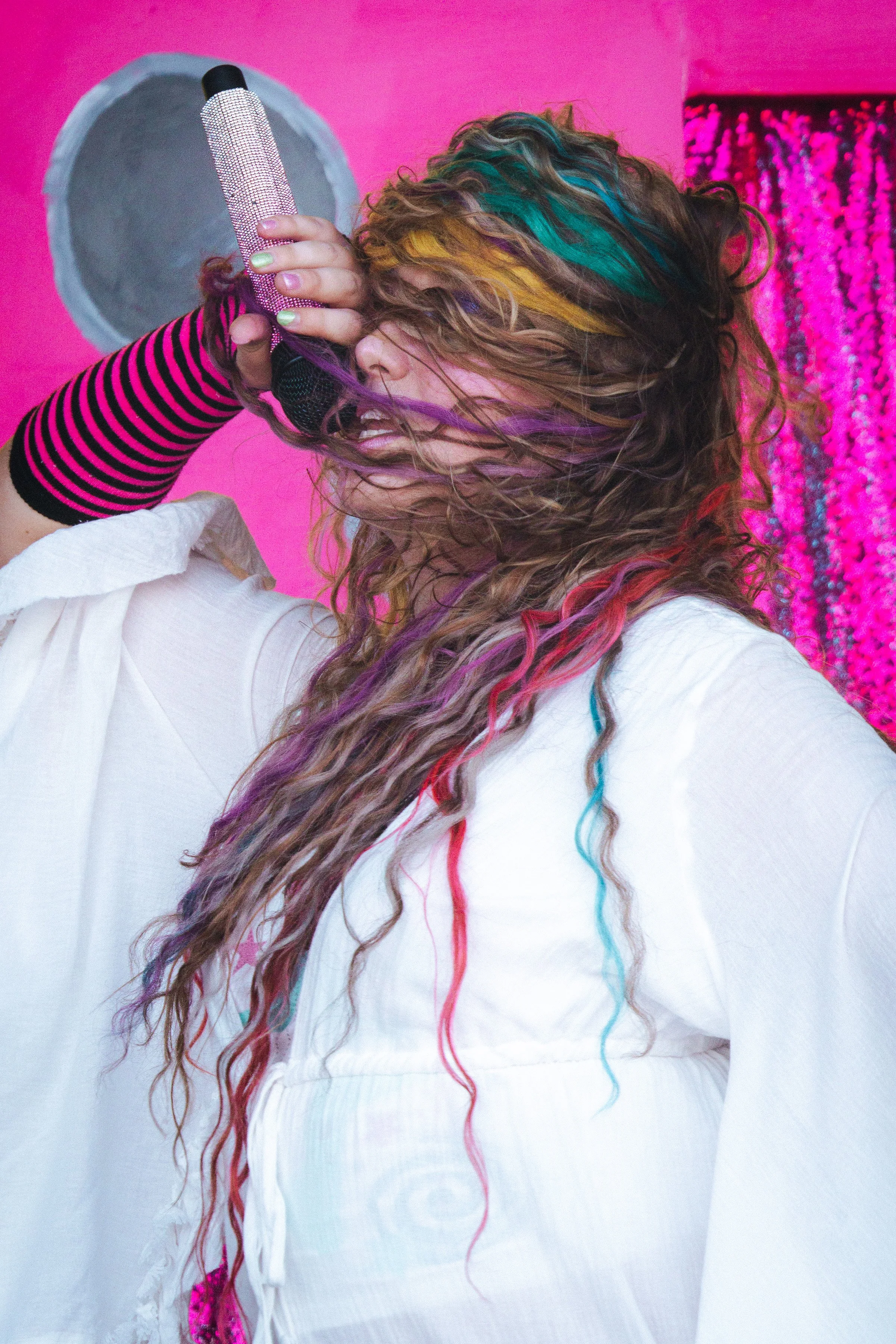 Festival woman music photographer at Daisy Chain Fields Festival Nicole Sepulveda Eli Dandelion Stage