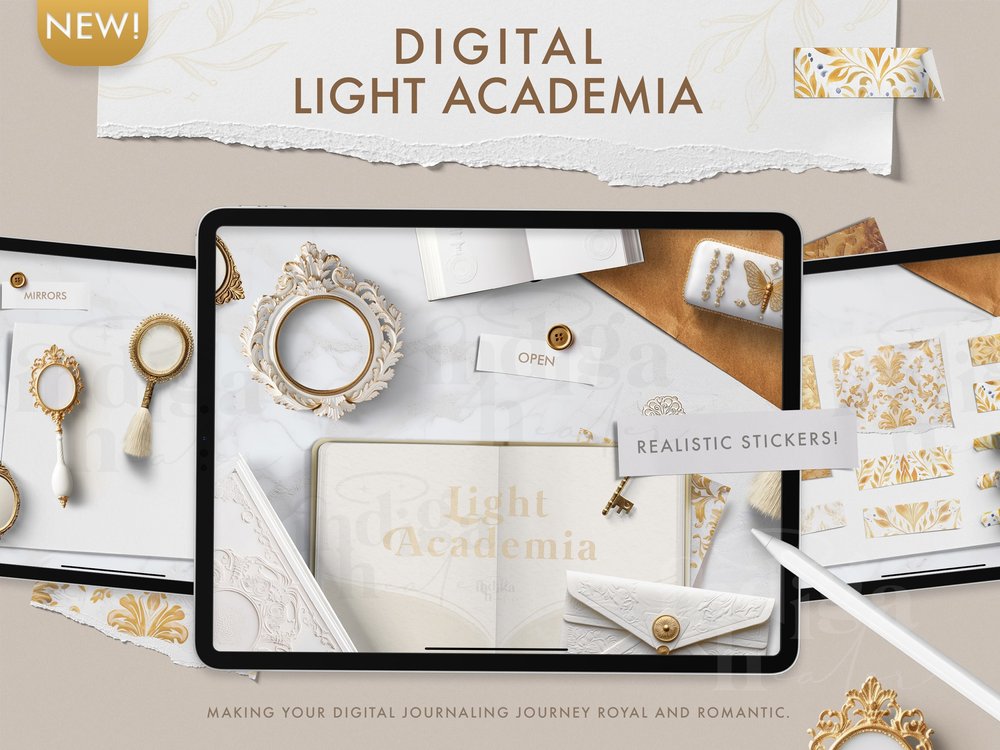 Dark Academia Stickers for Digital Notebook - adludesign's Ko-fi Shop -  Ko-fi ❤️ Where creators get support from fans through donations,  memberships, shop sales and more! The original 'Buy Me a Coffee