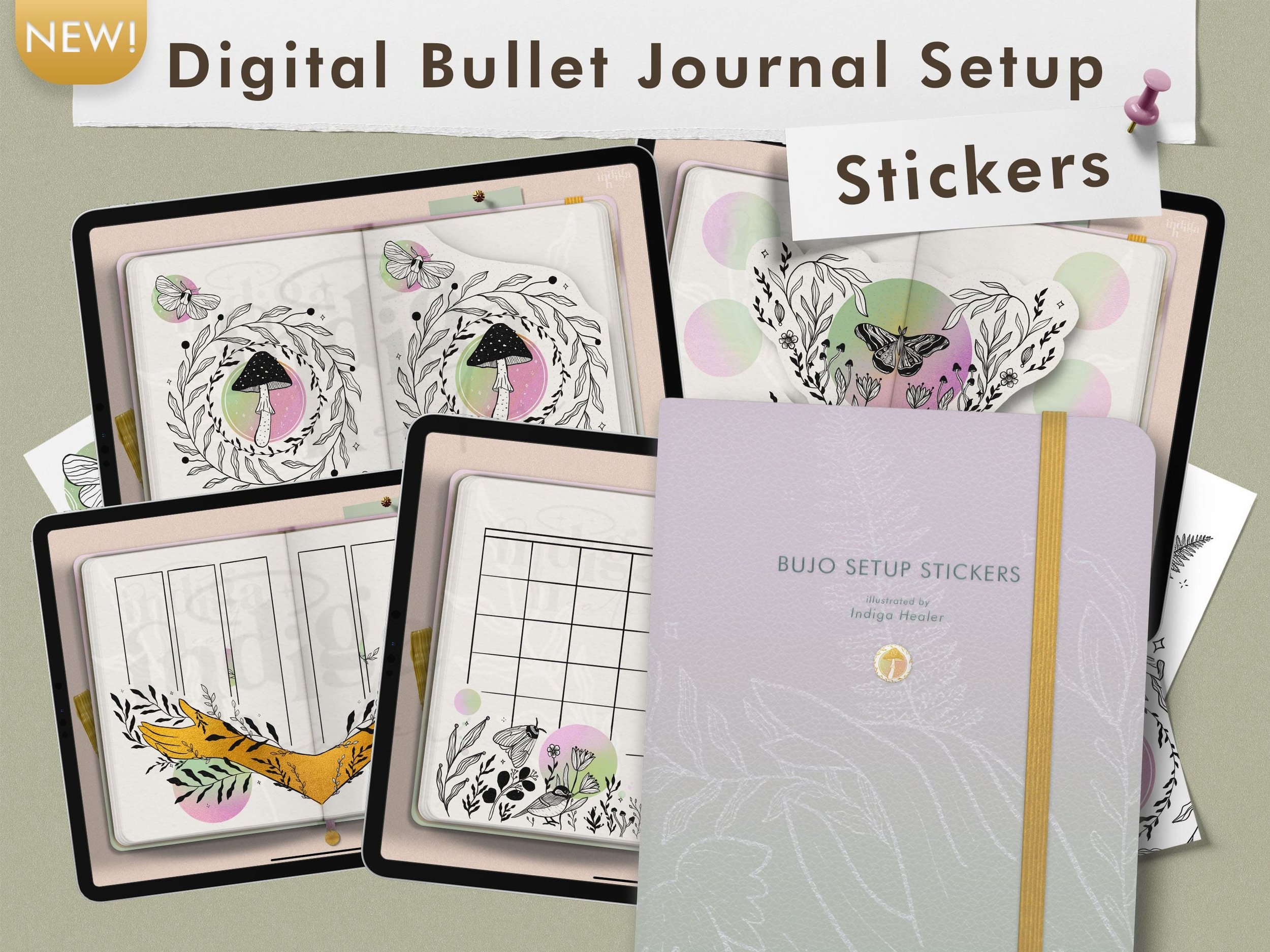 Stickers para Bullet Journal - Ser Esencia