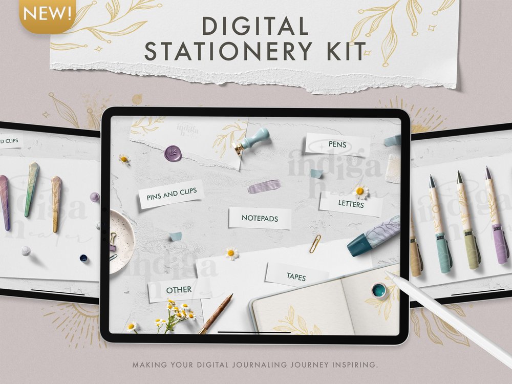 Digital Stationery Kit — Indiga Healer - Digital Stationery for creative  souls