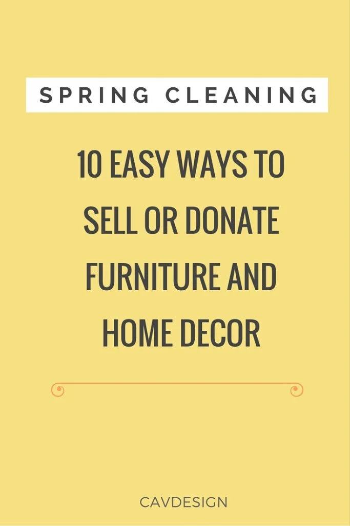 Spring Cleaning – The best ways to sell or donate furniture NYC style