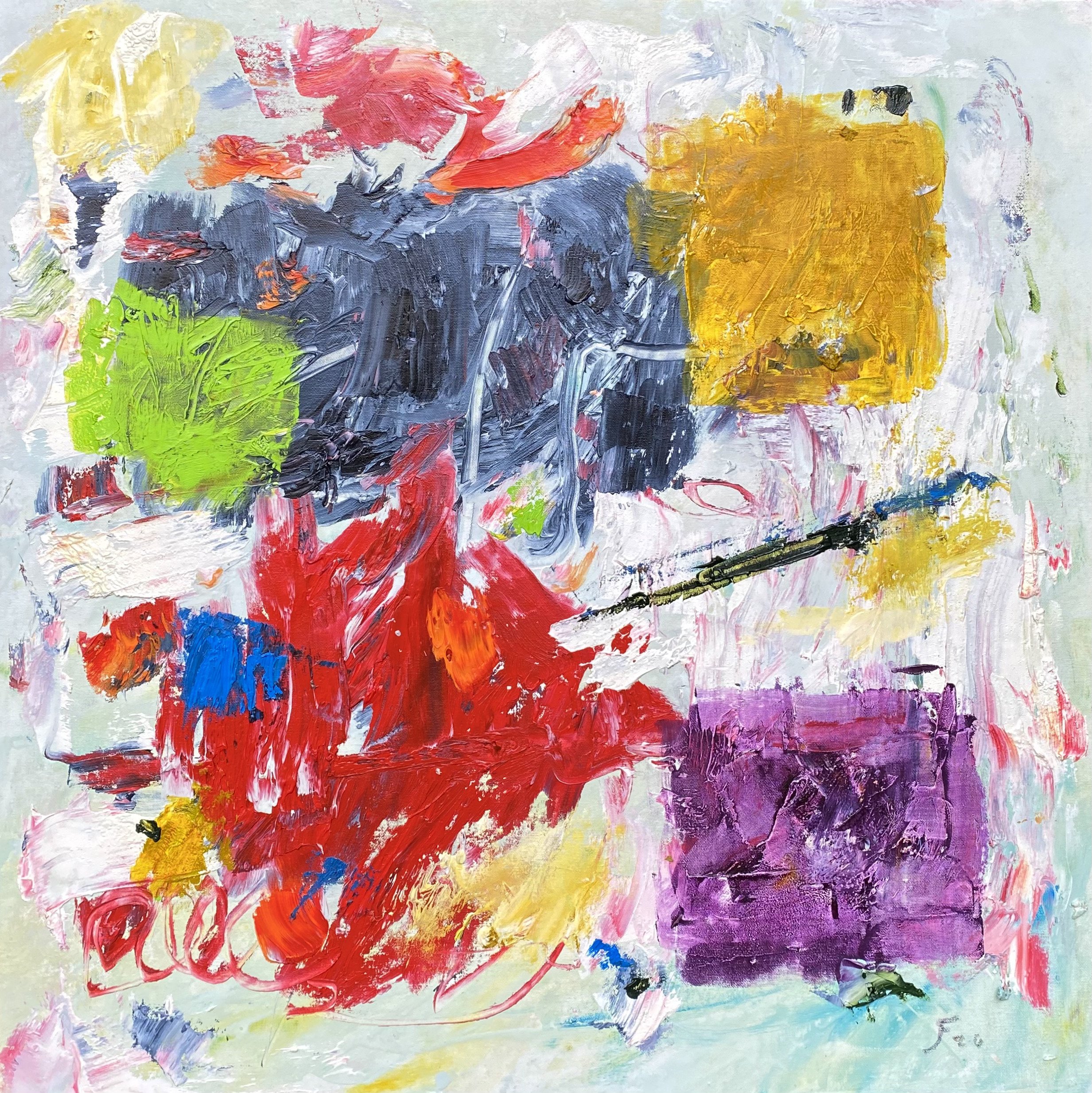 RELATO DEL TIEMPO 
óleo/tela 60x60 cm 
2026