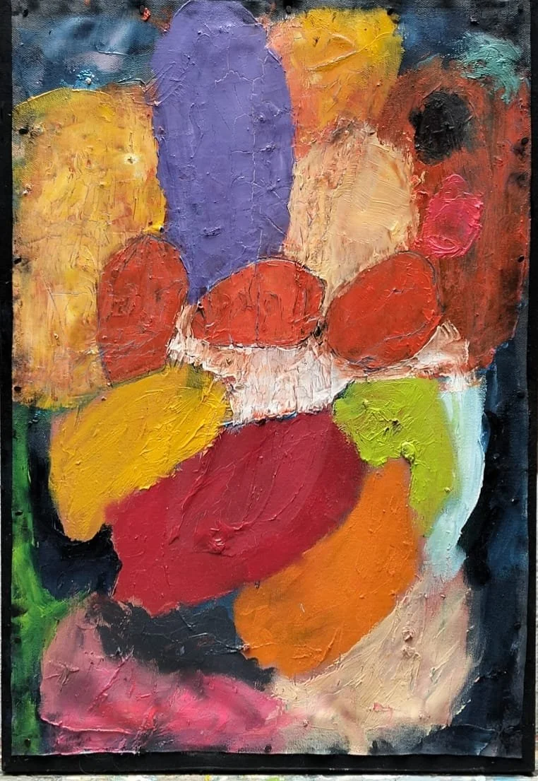 FRUTAS 
óleo/tela 52x36 cms 
2026