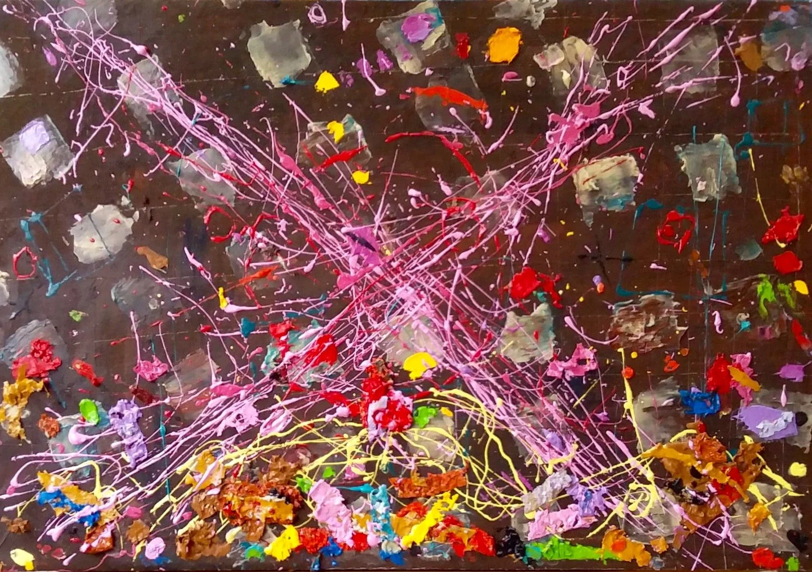 "CRUCE CUÁNTICO 1" 
óleo/lino 38x55 cm 
2019 no disponible 