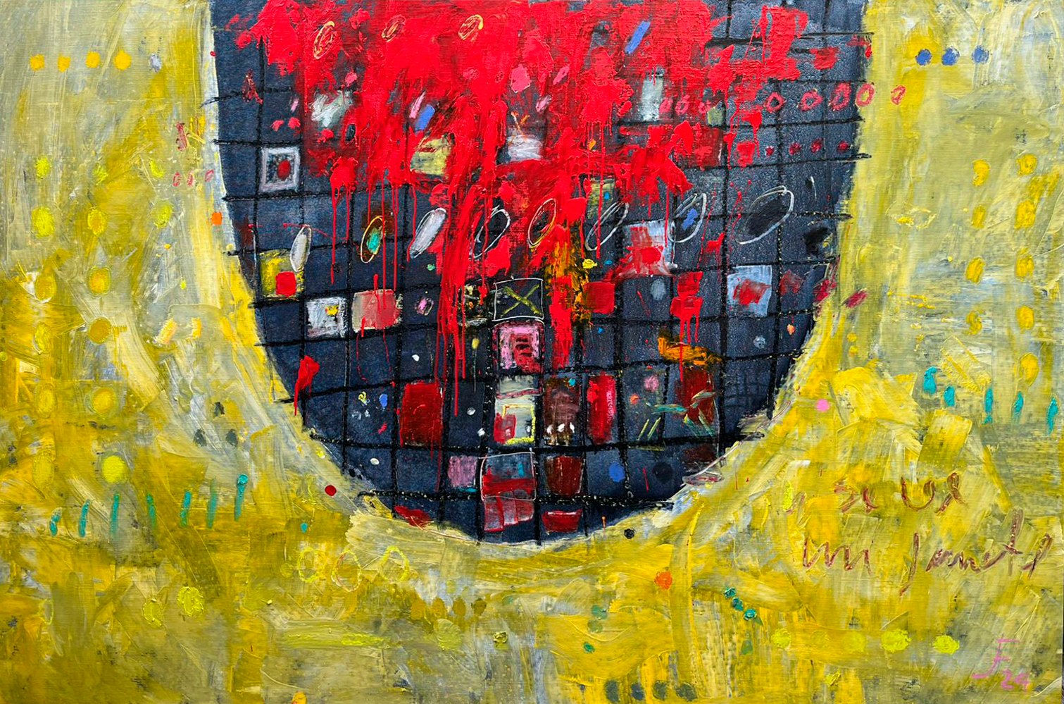 BECOME RIDER 
óleo/lino 130x195 cm 
2024