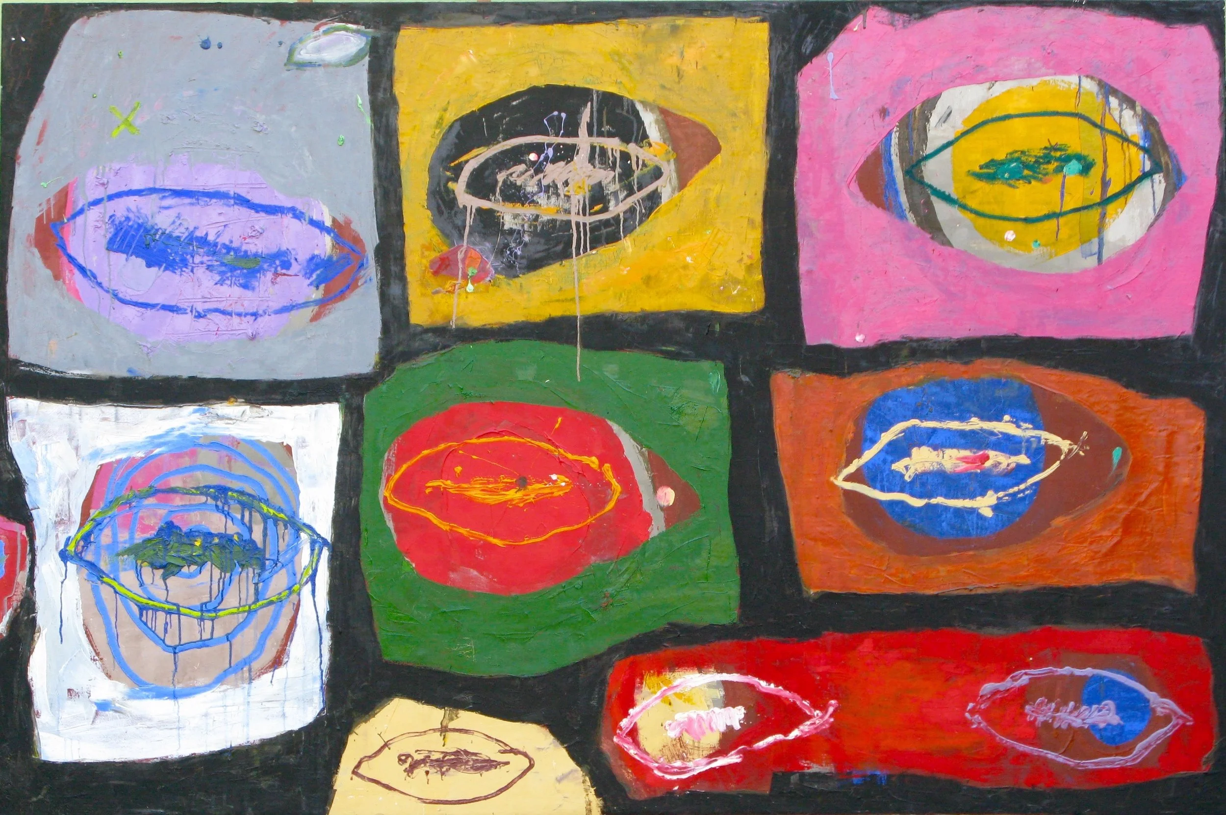 MUESTRARIO DE BOLILLOS 
óleo /lino 130x195 cm 
2020 
no disponible