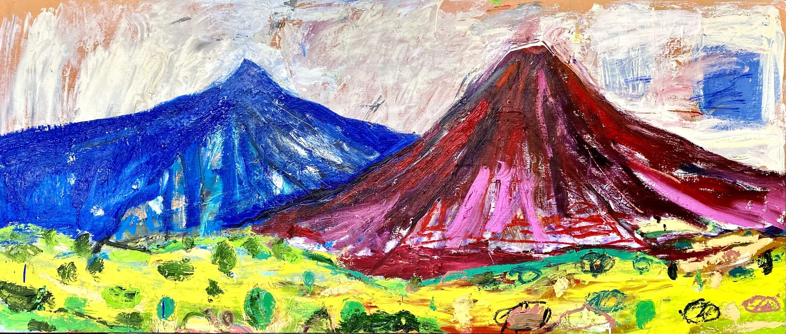 VOLCÁN 1
Óleo/tela
85x195 cm
2025