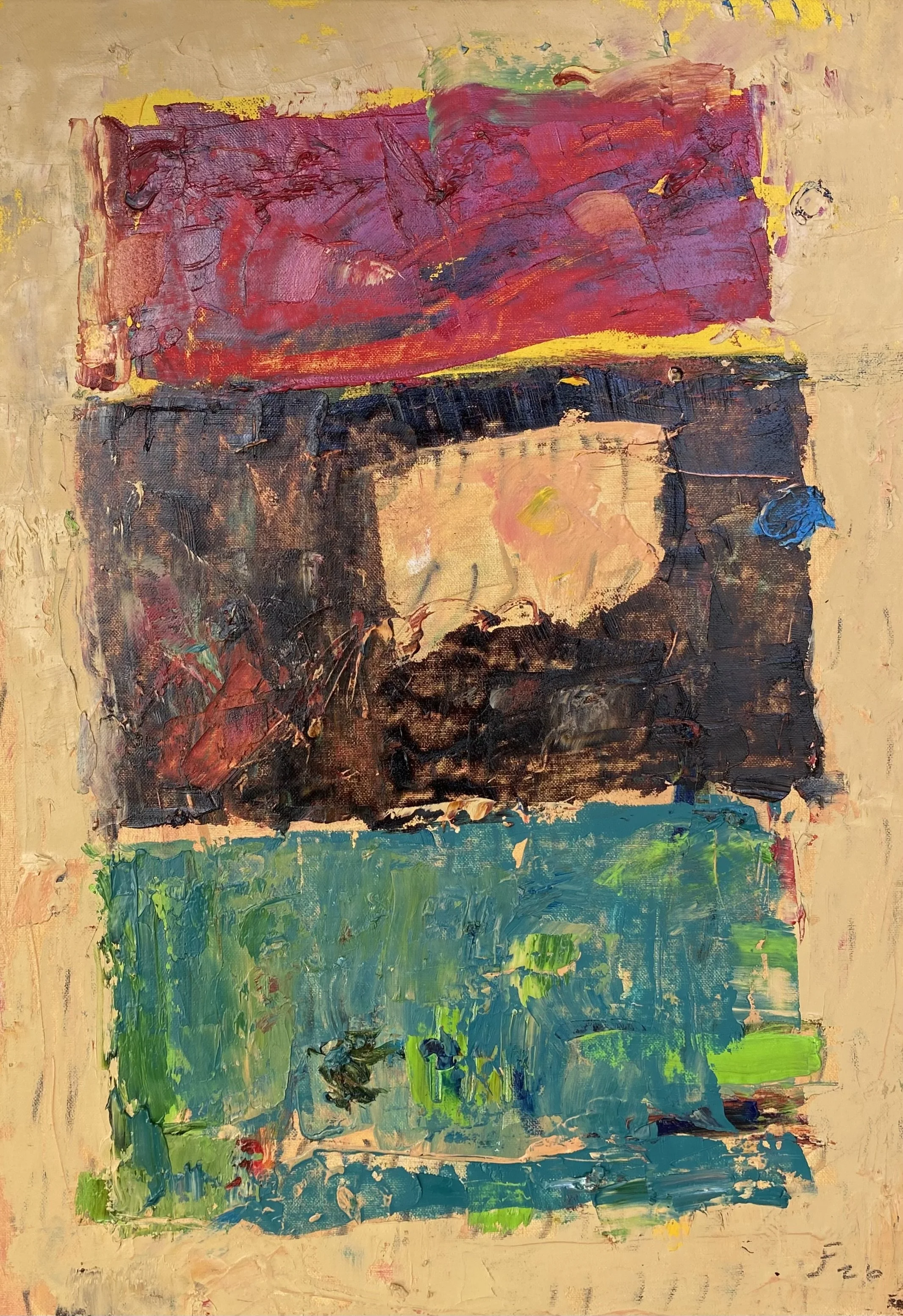 ALIANZA 1 
óleo/tela  55x38 cm
 2026