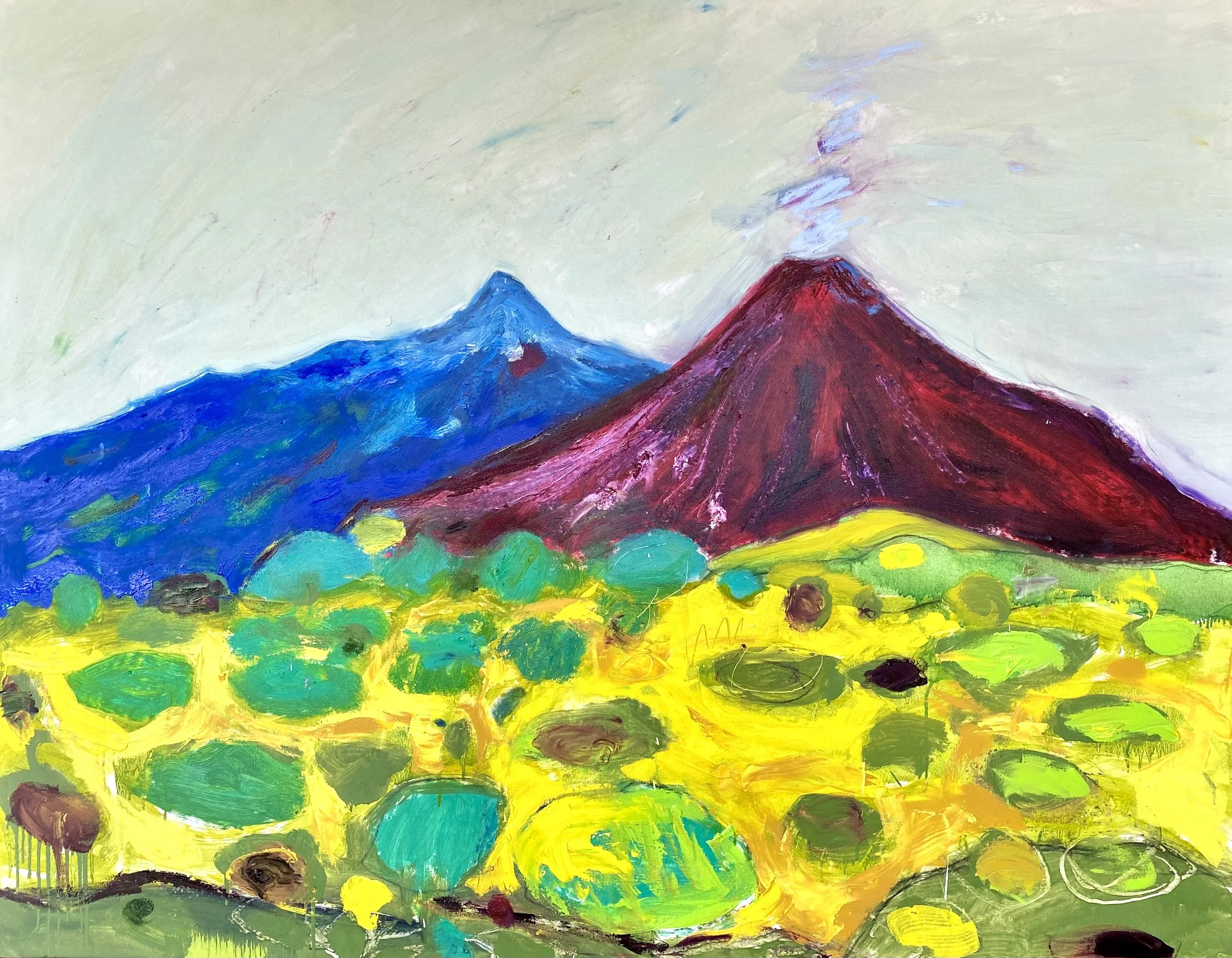 VOLCÁN 2 
Óleo/tela
132x100 cm
2025