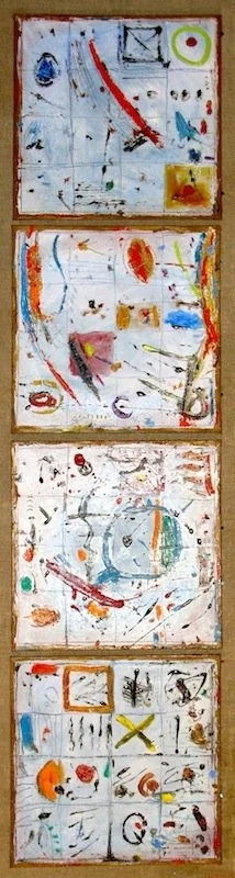"EDAD MODERNA" 
óleo/ lino 4x30x30 cm (40x134 cm) 
2014 no disponible