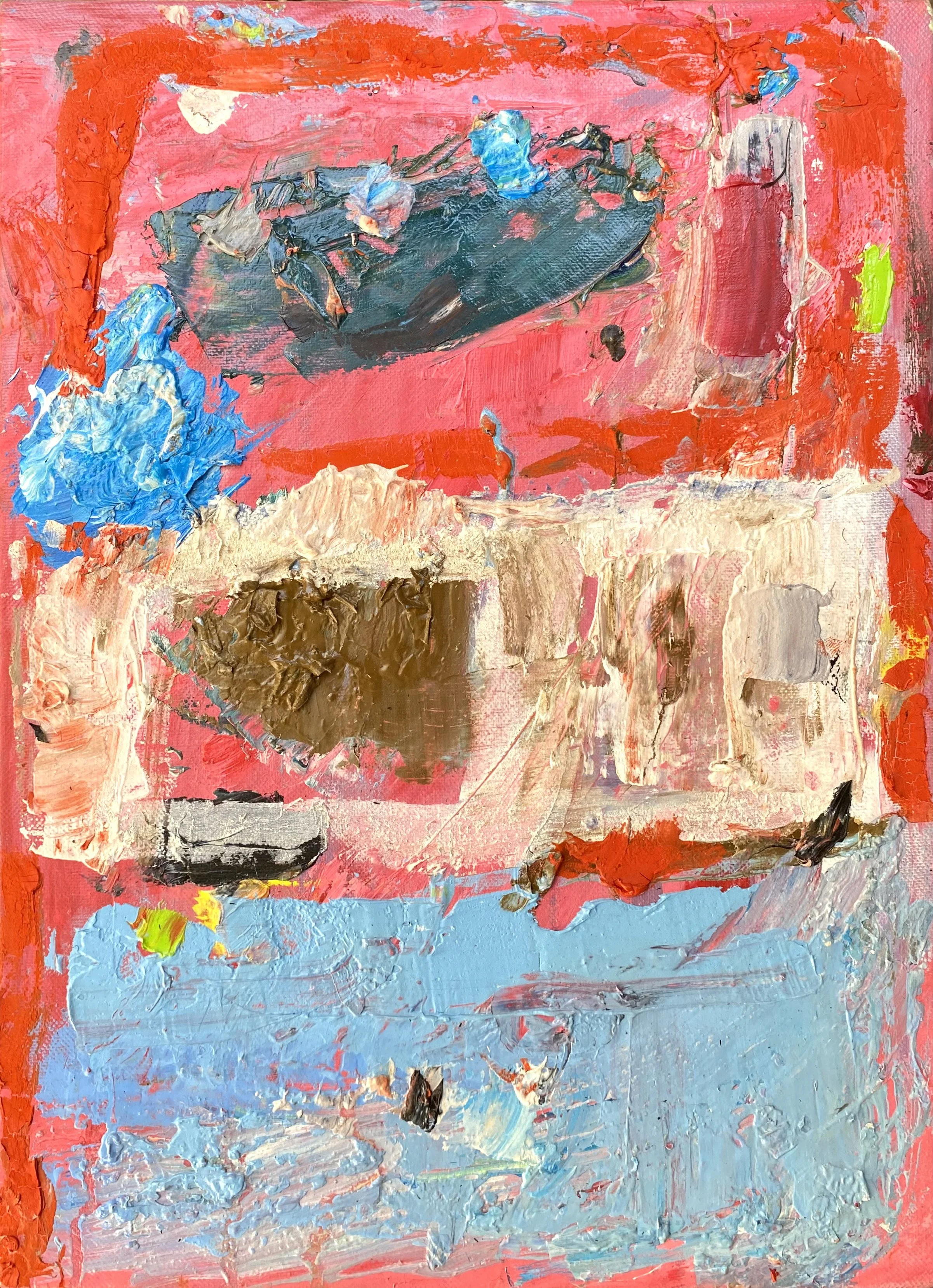 EL LAGO OSCURO 
óleo/tela  33x24 cm 
2026