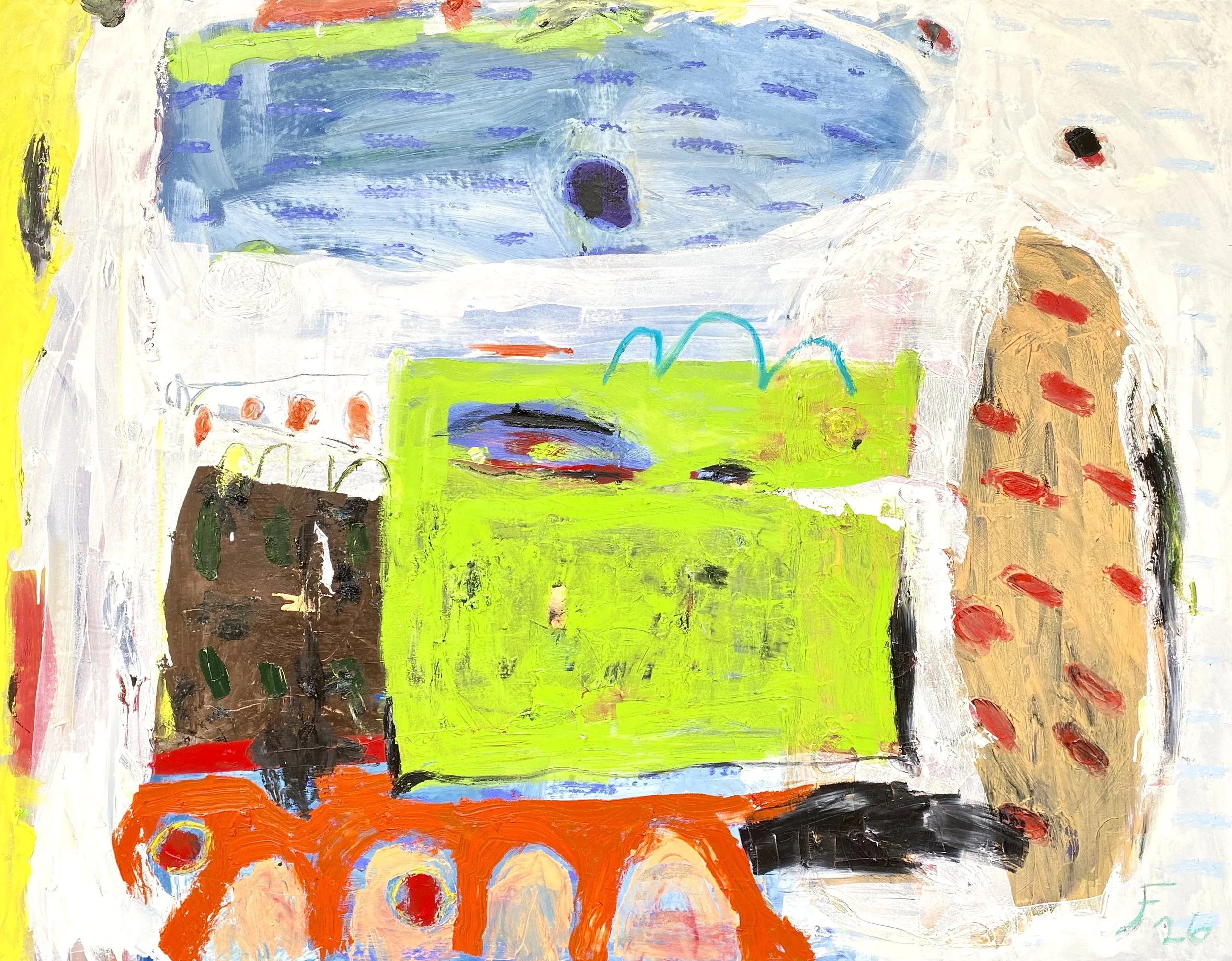 ARREGLO DIURNO 
óleo/tela 114X146 cm 
2026 