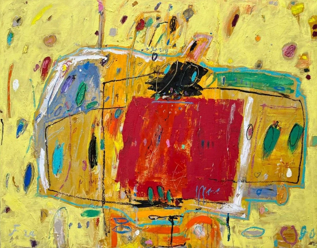 BECOME MISTER 
óleo/lino 114x146 cm
2024