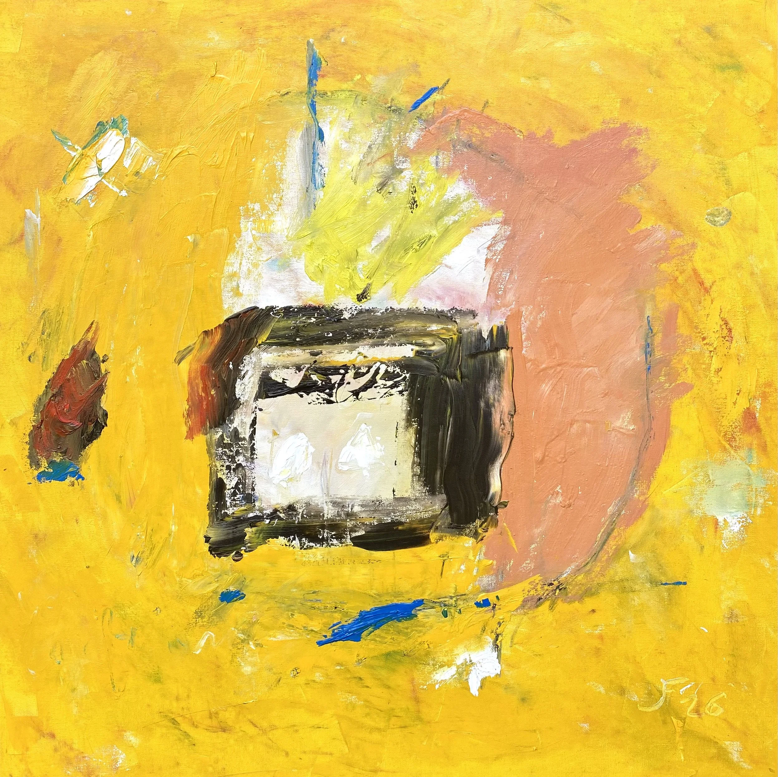 DEL TIEMPO Y EL ESPACIO 
óleo/tela 60x60 cm 
2026.