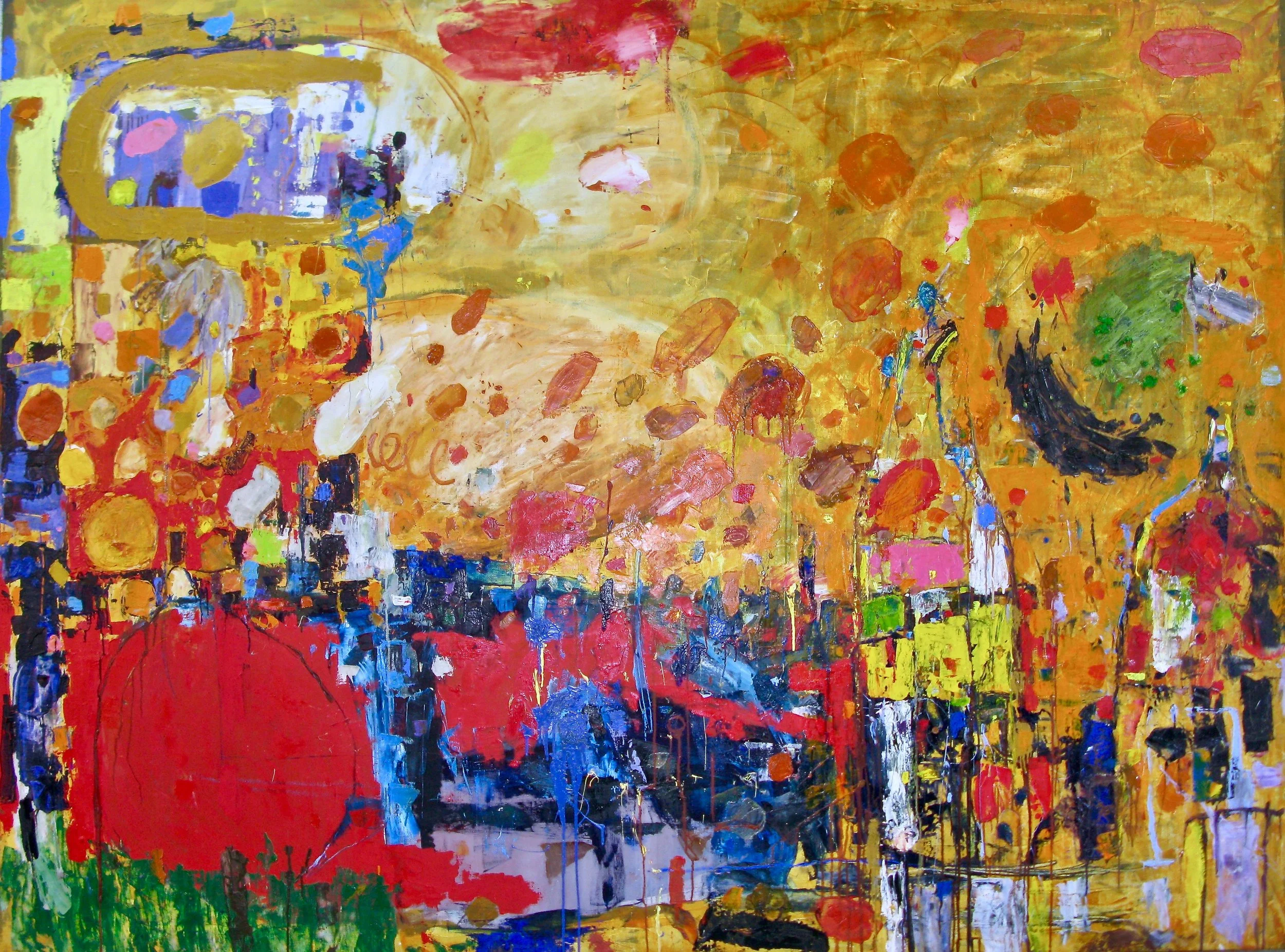 BURBUJAS Y BOTELLAS 
óleo s/lino de 200x270 cm 
2021
No disponible