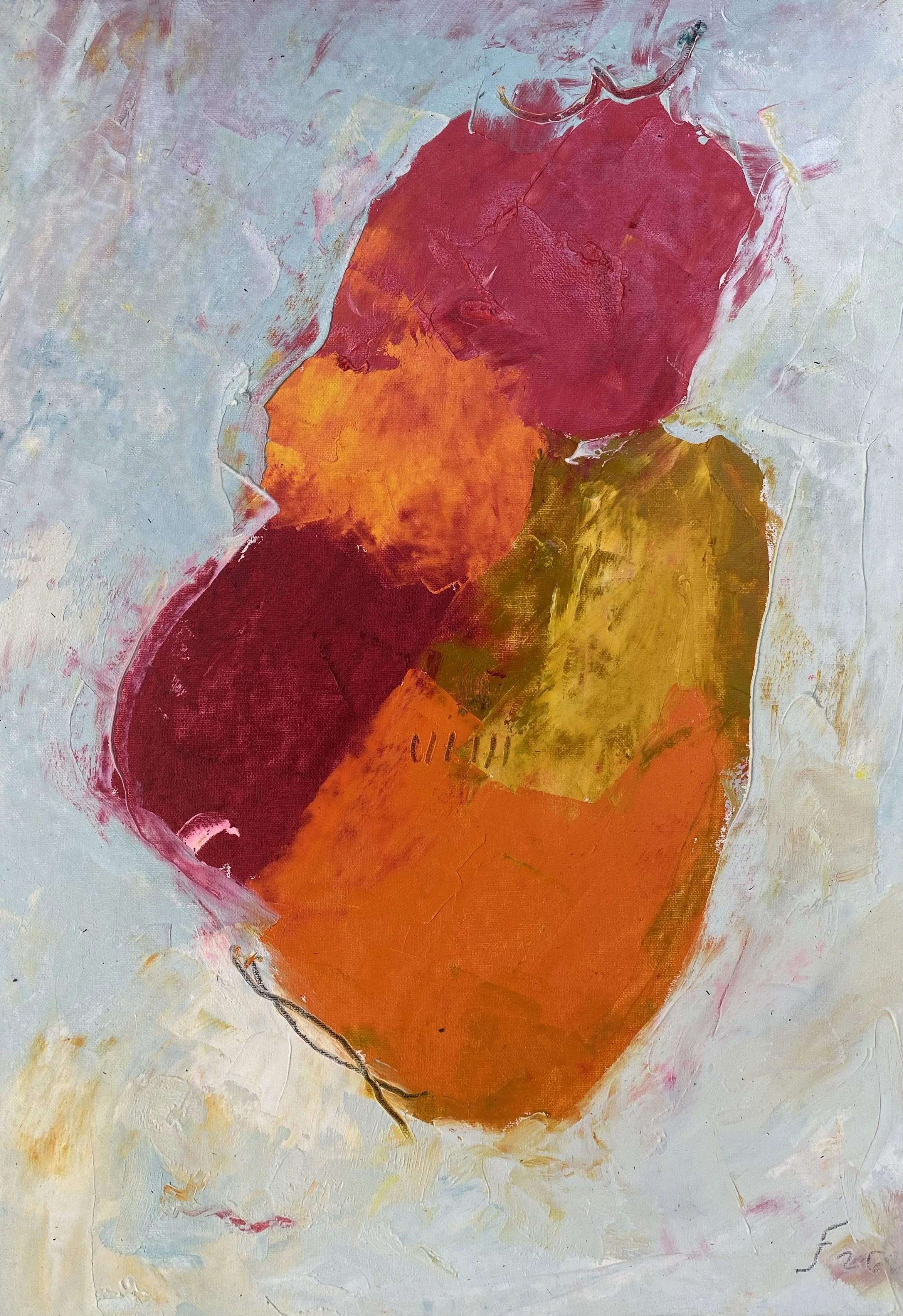 CORAZÓN AMADO 
óleo/tela 58x38 cm 
2026