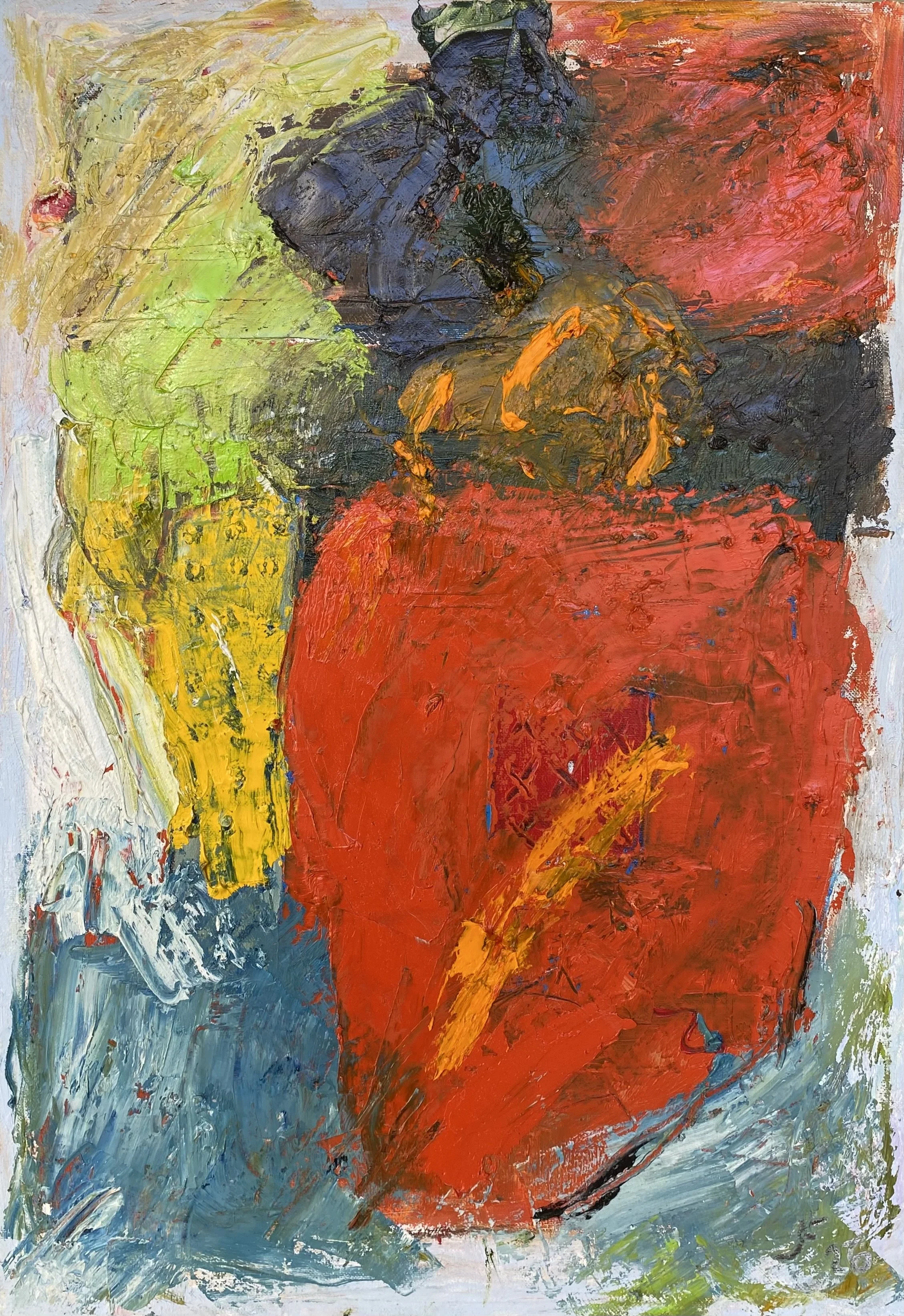 CORAZÓN SOPLADO 
óleo/tela 55x38 cm 
2026