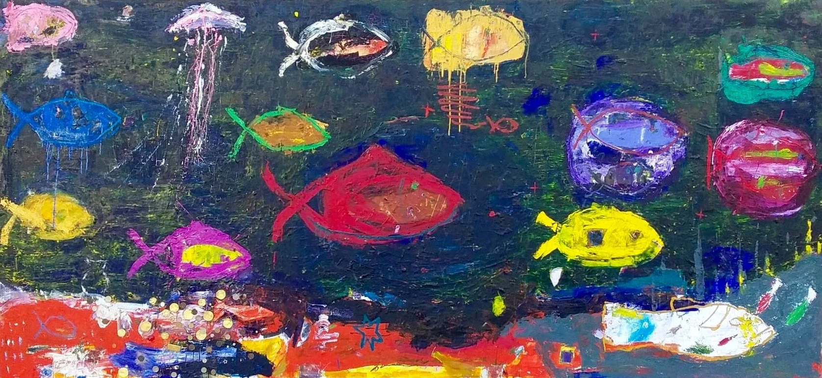 LOS GUARDIANES DE PLAYA DE ORO óleo/tela 146x315 cm
2019
no disponible