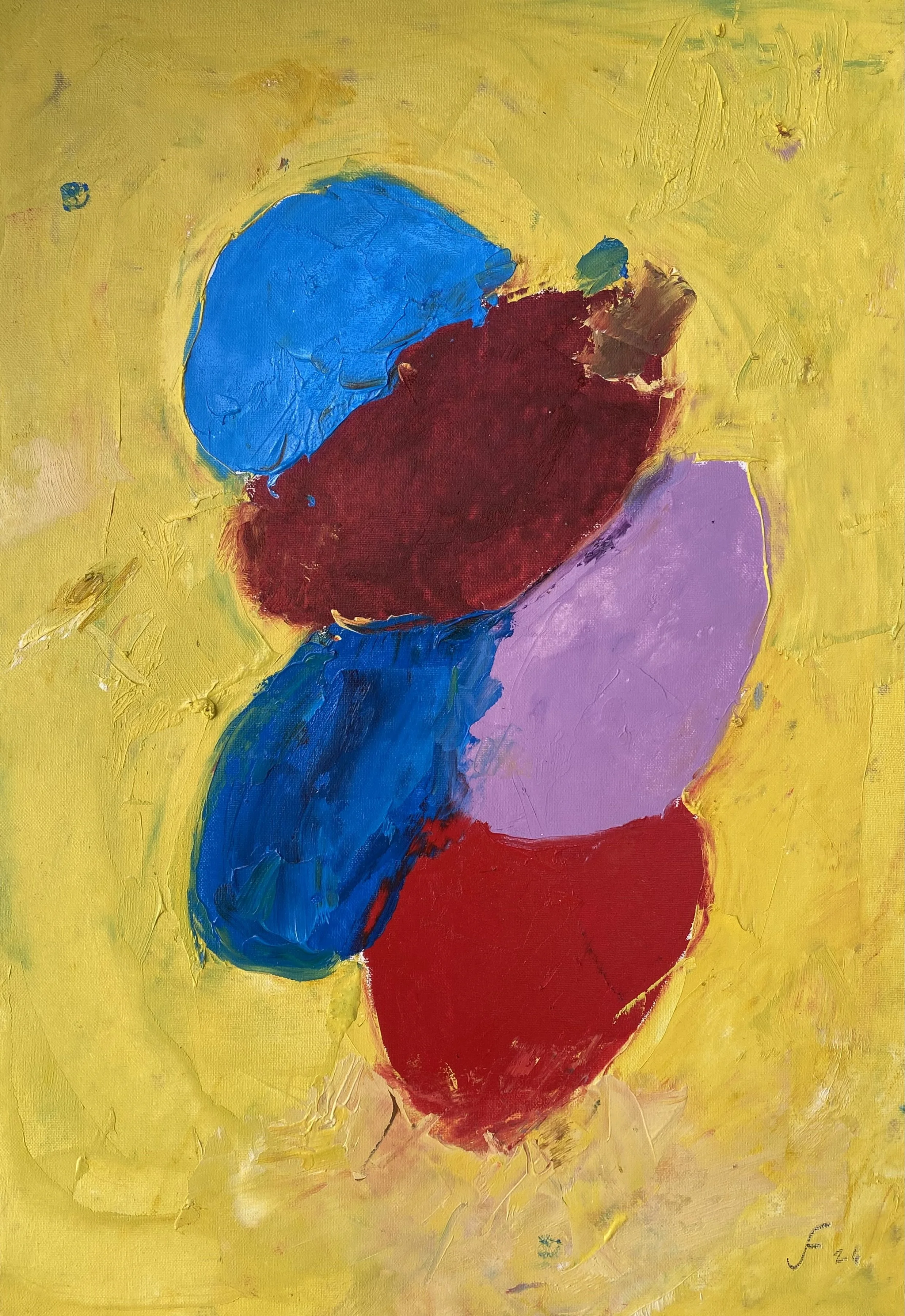 ÓVALOS 2 
óleo/tela 58x38 cm 
2026