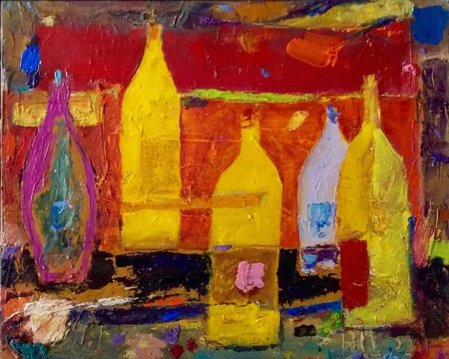 NATURALEZA MUERTA CON BOTELLAS 2 óleo/lino 36x46 cm
2019
no disponible