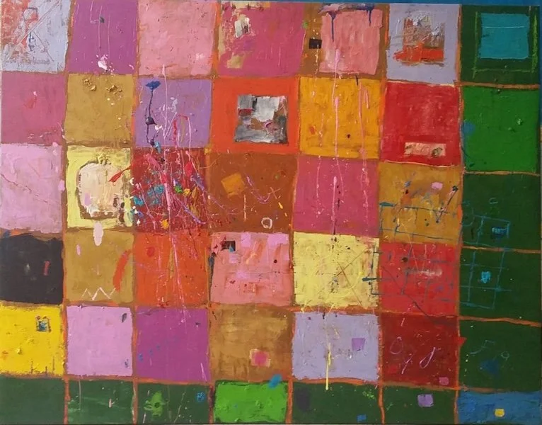 "CAMPOS DE SINERGIA" 
óleo/lino 114x146 cm 
2019 no disponible