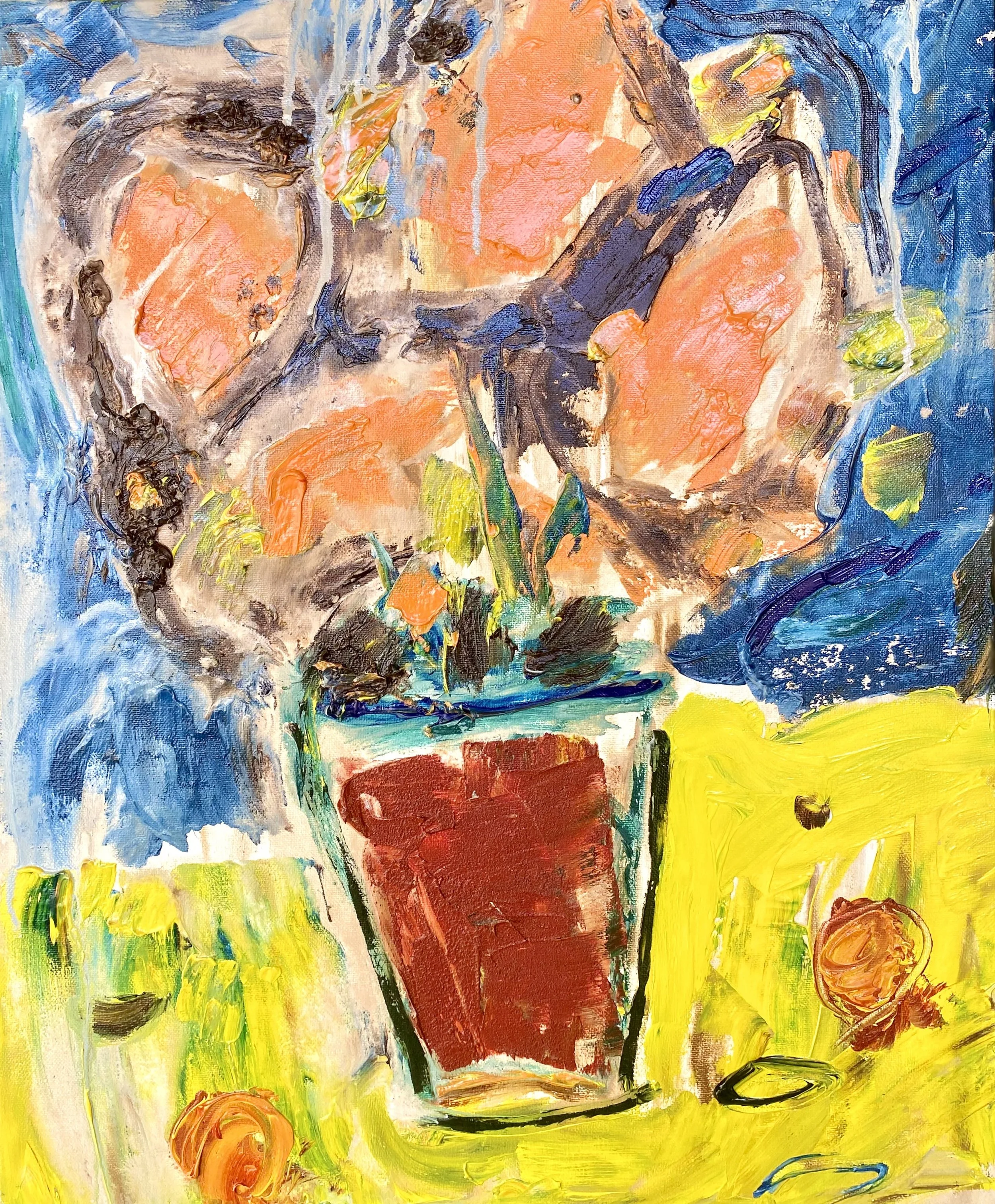 MACETA CON FLORES 1 
óleo/tela 46x38 cm 
2025
no disponible