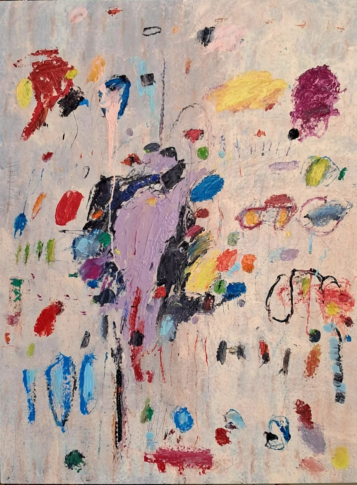 ESTUDIO DE LA DIGESTIÓN 2º ESTUDIO
óleo/tela tríptico 130x97 cm  
2026