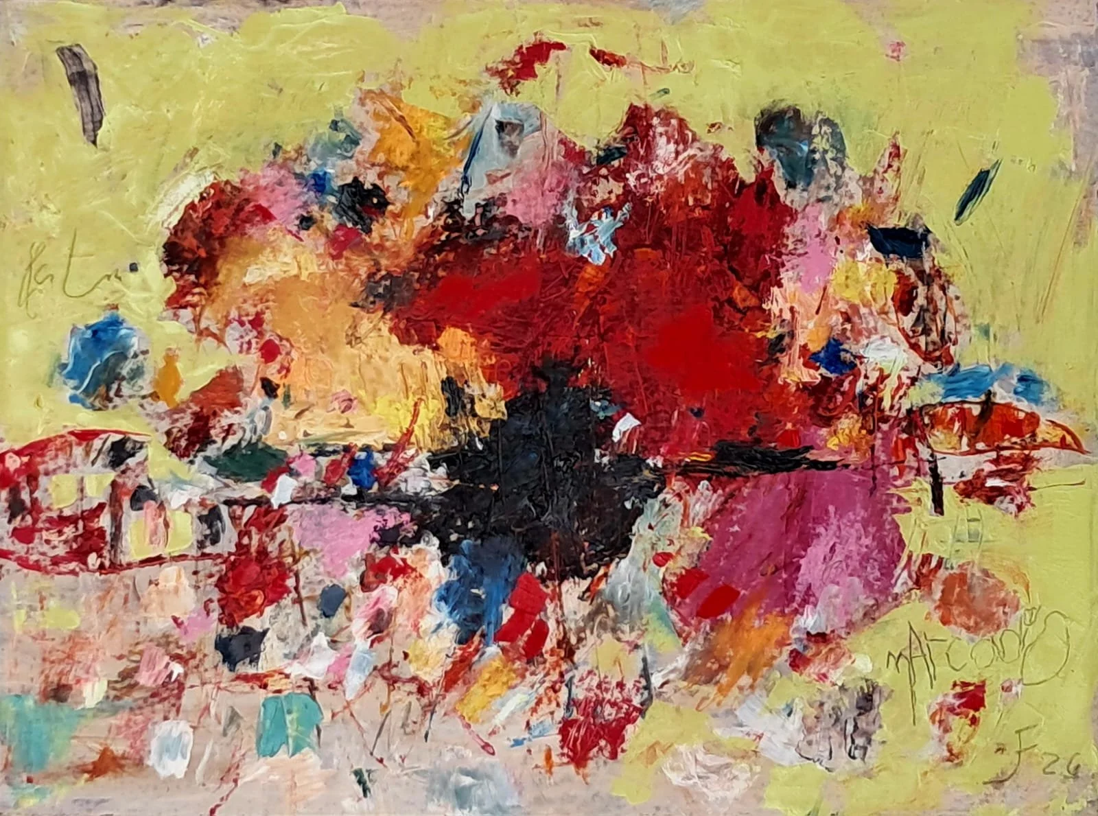 LAS MANCHAS DEL HORIZONTE 
óleo/tela 60x81 cm 
2026