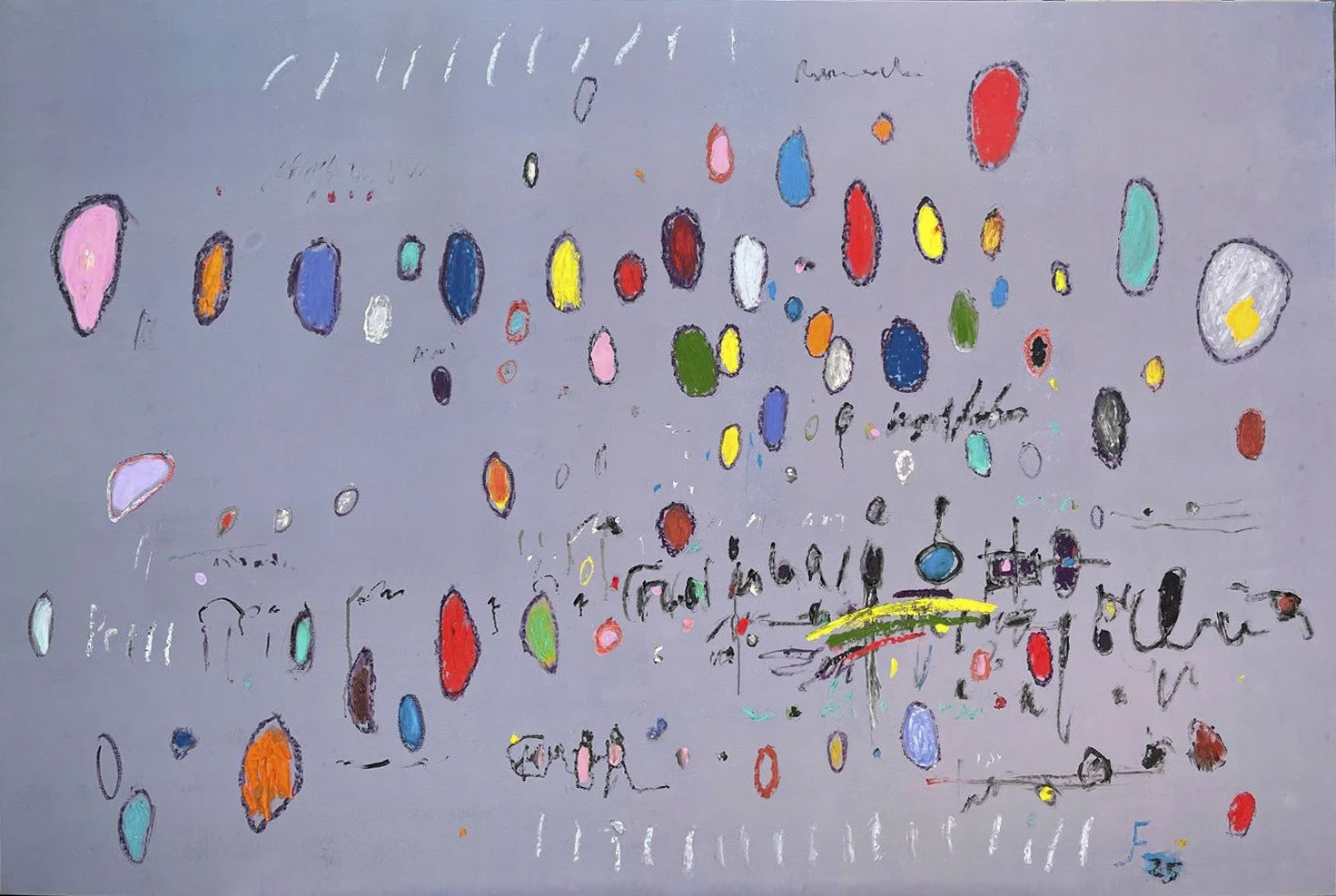 BECOME HAPPINES 
óle/tela 130x195 cm 
2025