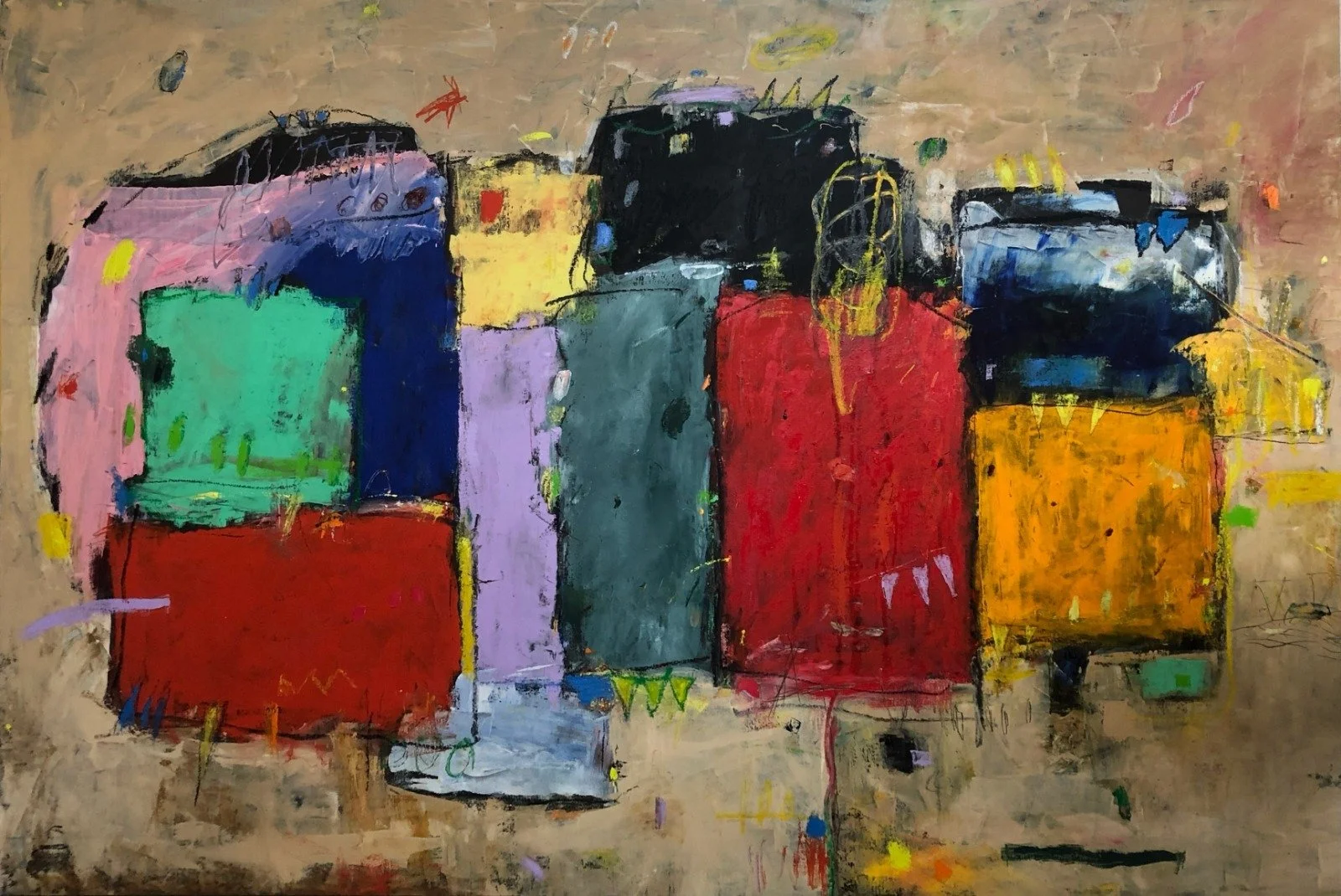 VUELO DE DRON óleo/lino 130x195 cm 
2024
NO DISPONIBLE