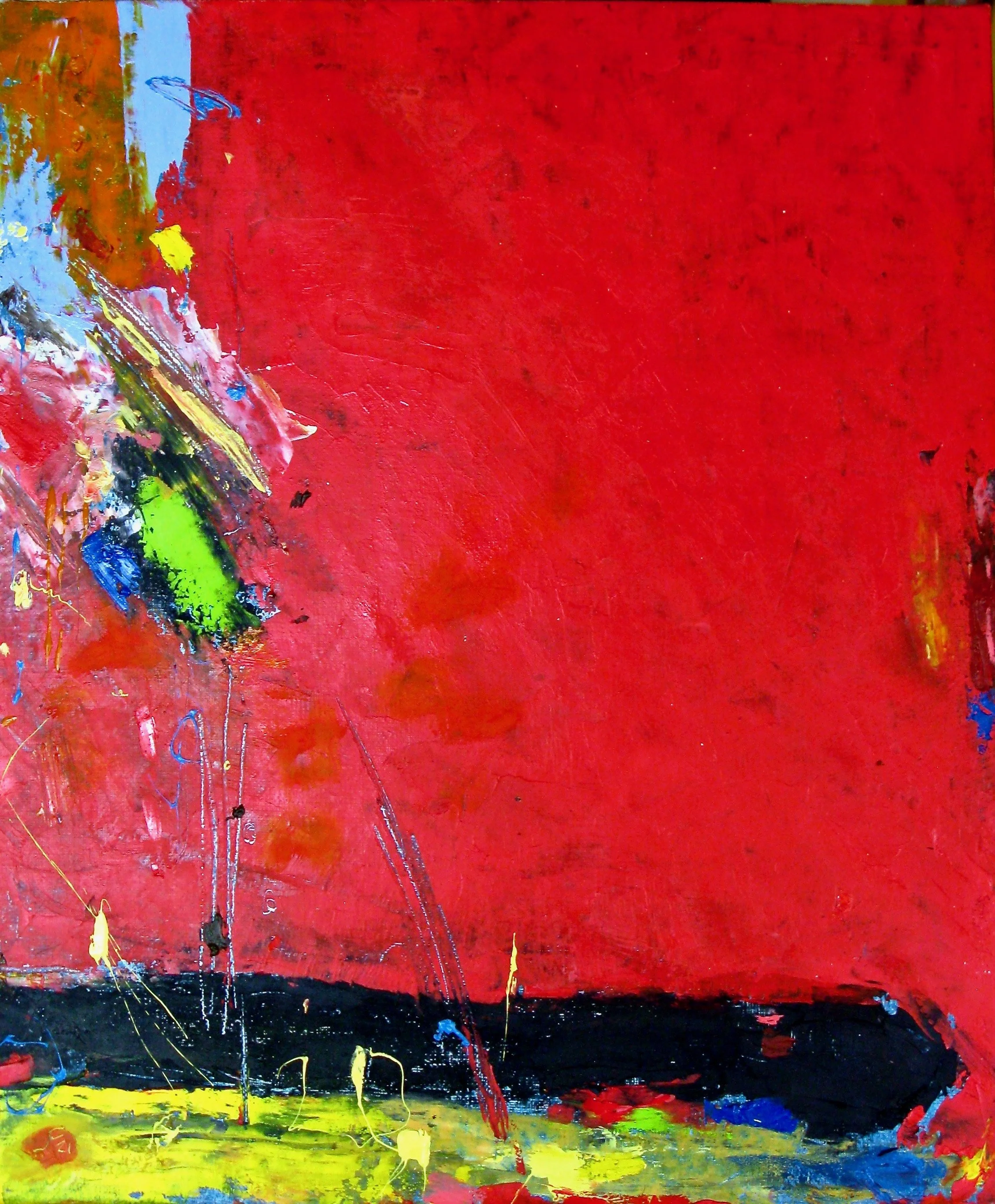 "VIOLENTA INTERVENCIÓN" 
óleo/lino 
2021