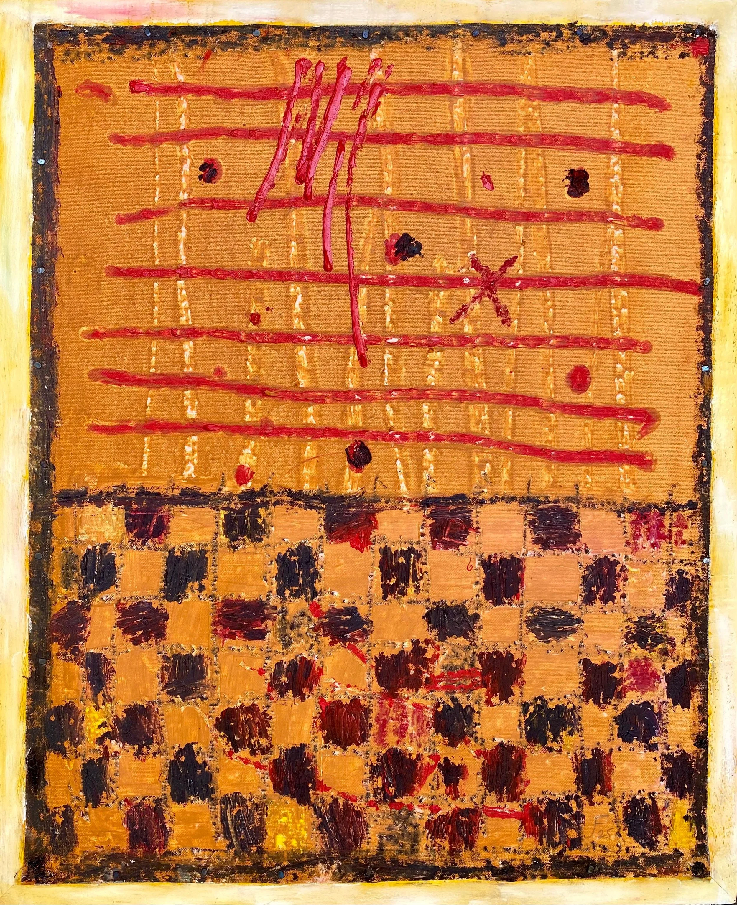 LINEAS Y CUADROS 
óleo/tela 65x56 cm 
2025 NO DISPONIBLE