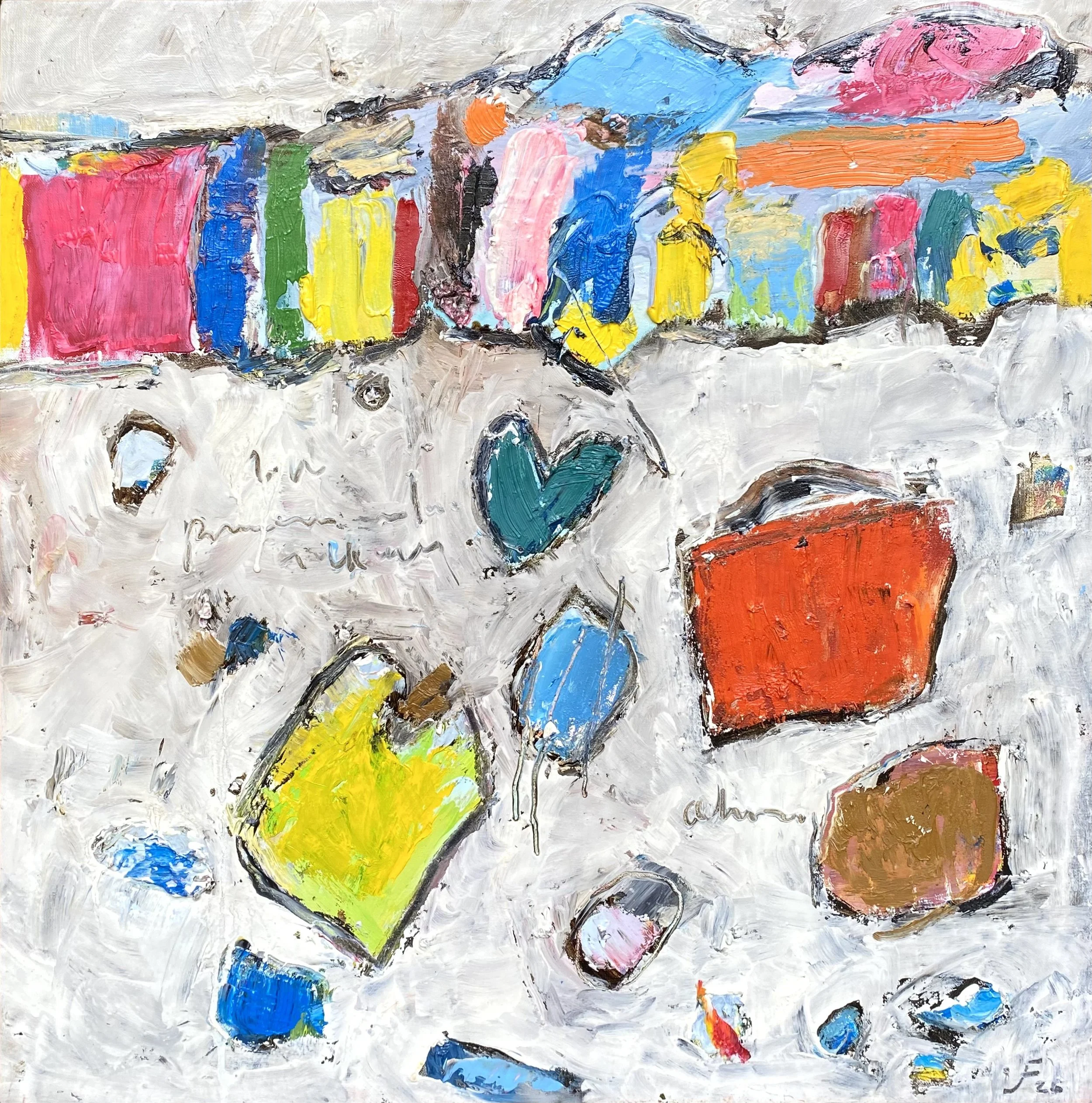 DESPRENDIENDO 
óleo/tela 60x60 cm 
2026