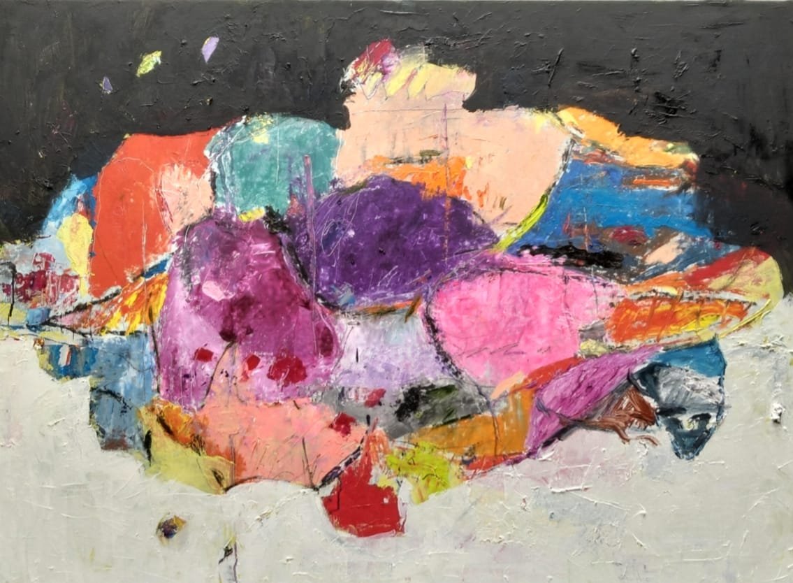 PINK HORIZONT 
óleo/tela 97x130 cm 
2026