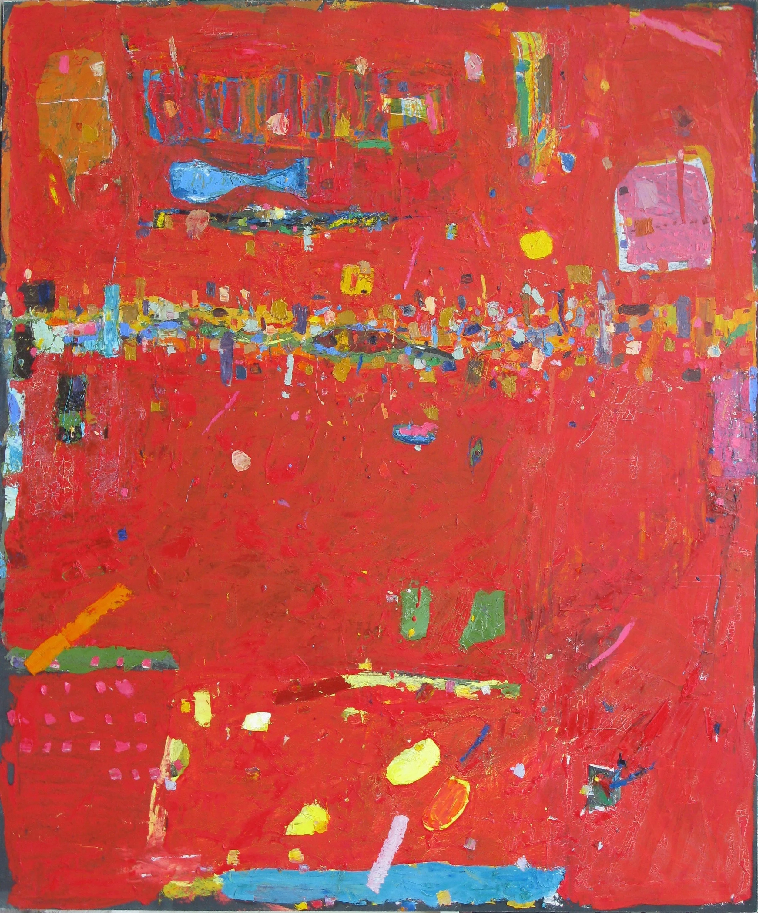 EL CALOR 
óleo/lino de 240x200 cm 
2021
no disponible