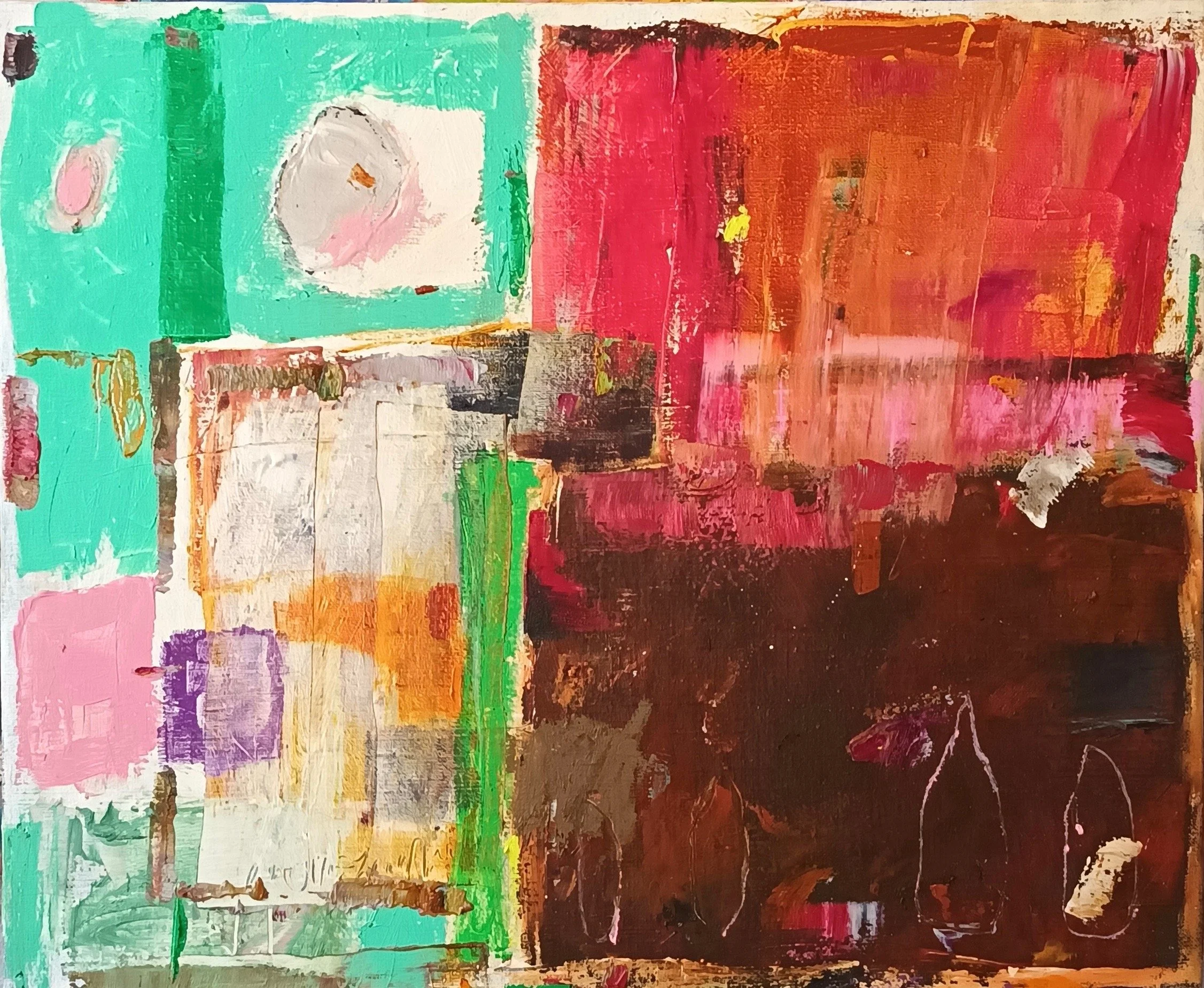 "RELATO DE MEZCAL" 
óleo/lino 54x65 cm 
2023 NO DISPONIBLE