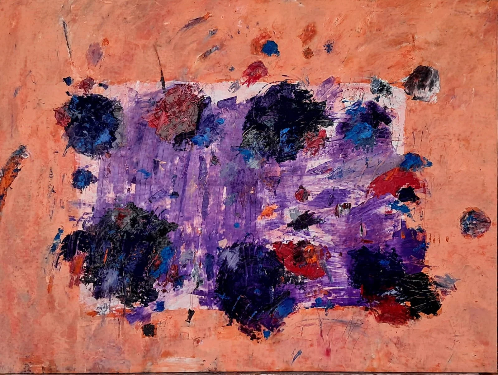 ZAPOTES NEGROS A LA NARANJA 
óleo/tela 97x130 cm 
2026
