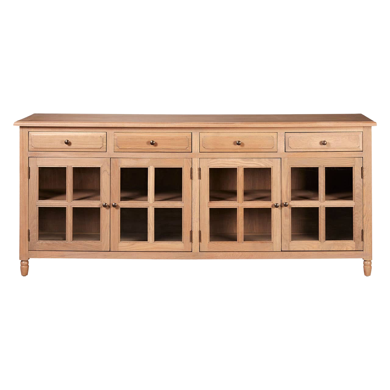 Oak Wood Four Door Sideboard £1,695