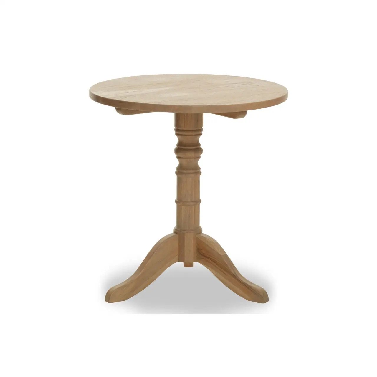 Lyon Oak Round Side Table