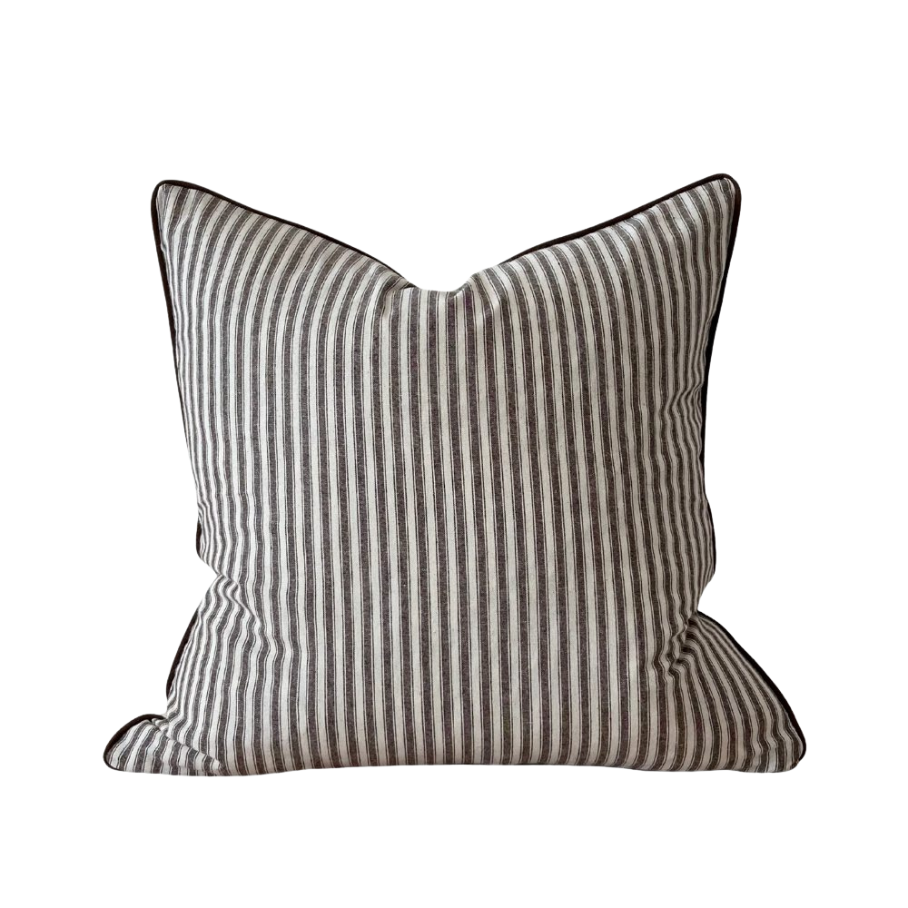 Dark Brown Stripe Cushion £45