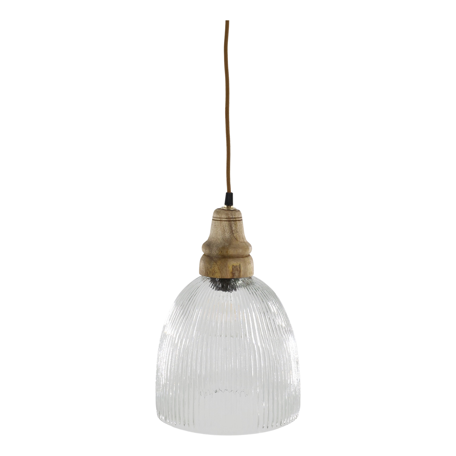 Ribbed Glass Pendant Light £90