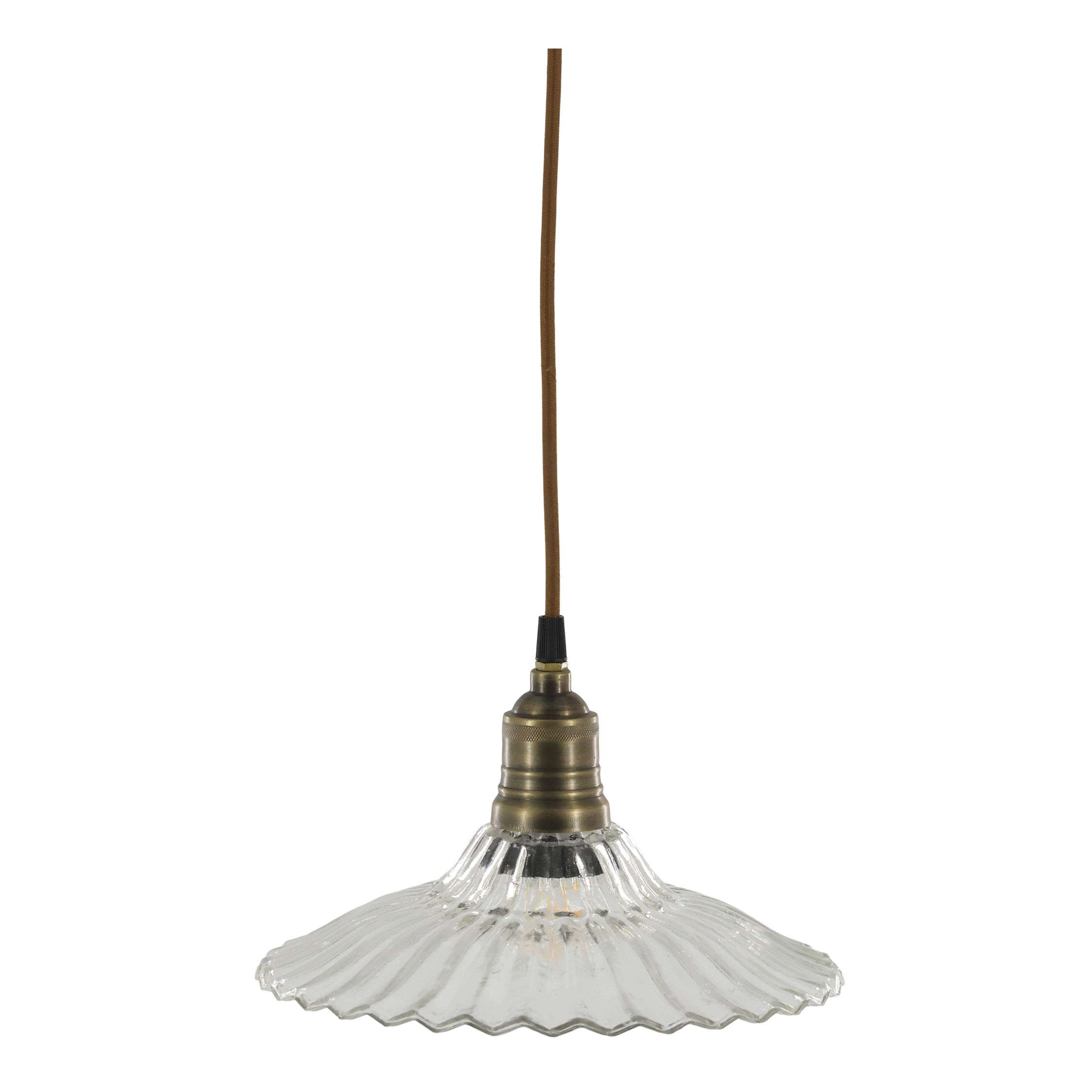 Vintage Glass Pendant Light