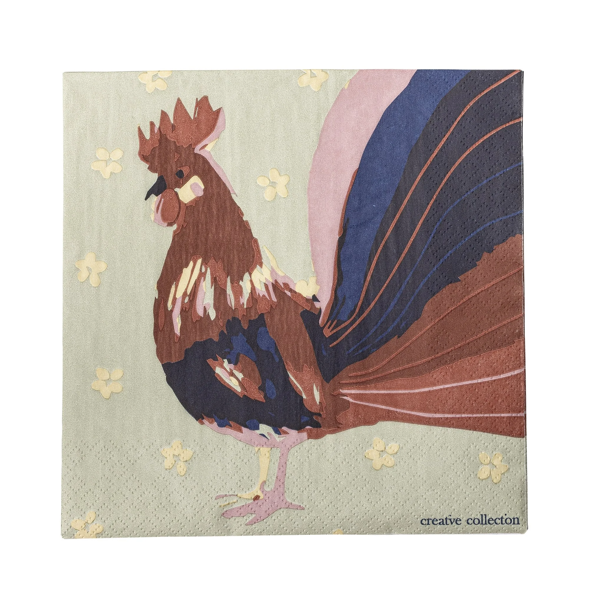 Rooster Design Paper Napkins