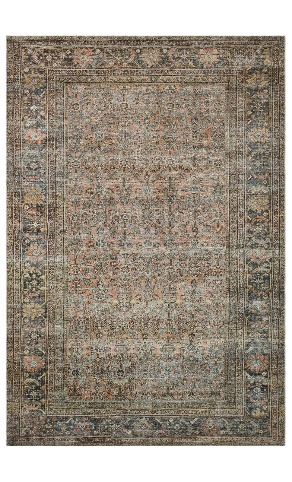 Loloi Adrian Collection - Terracotta/Multi from £250