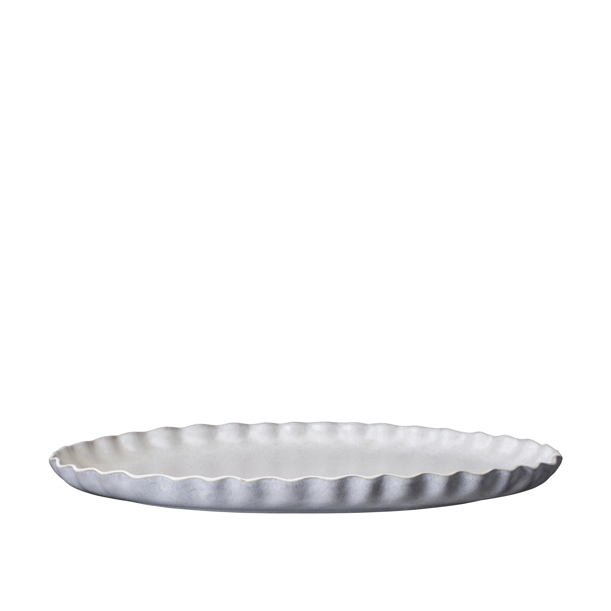 Wavy Edge Terracotta Serving Platter