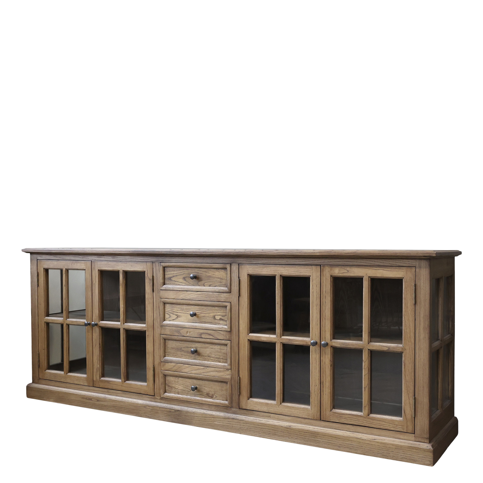 Solid Wood Glass-Panel Sideboard £2,350