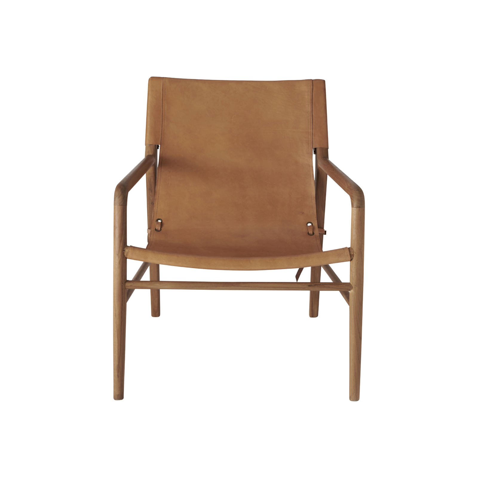 Mid-Century Cognac Leather Chair £624